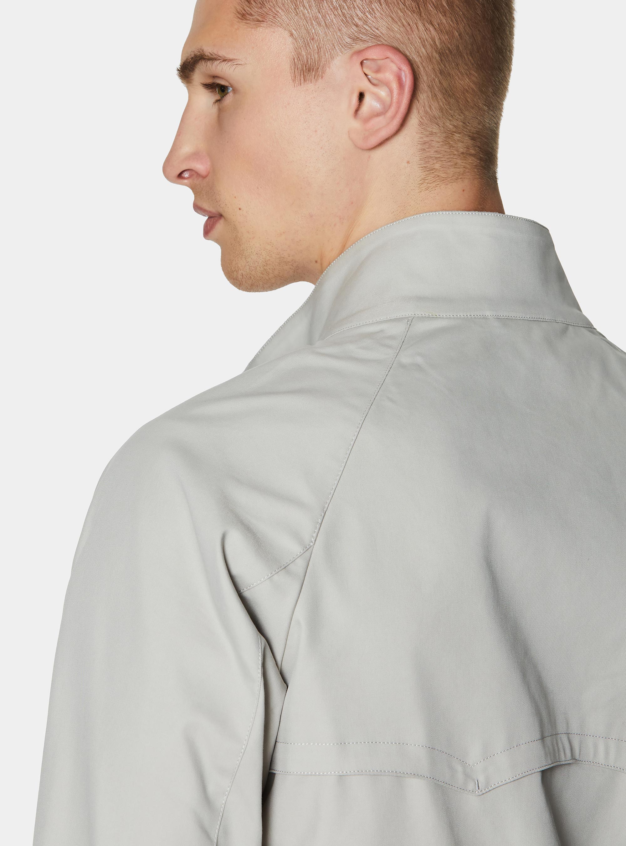 Blouson en coton m&eacute;lang&eacute;, &Atilde; CRU