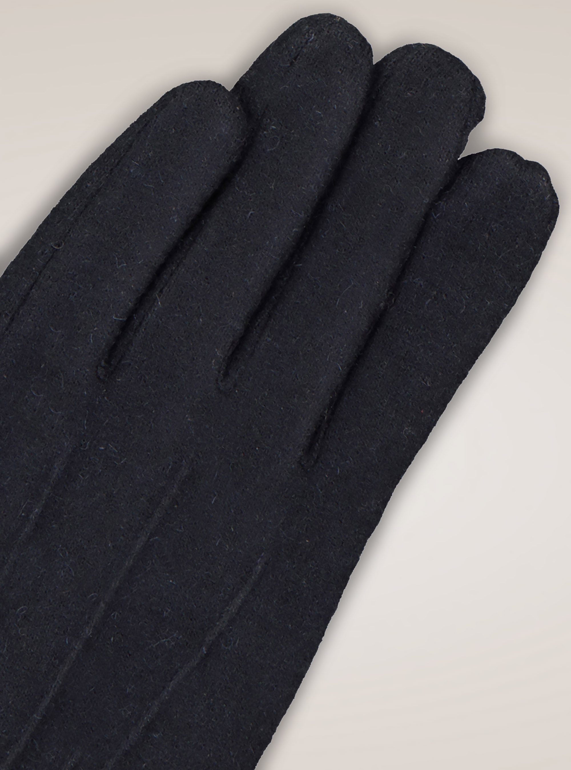 Wool gloves, NAVY BLUE