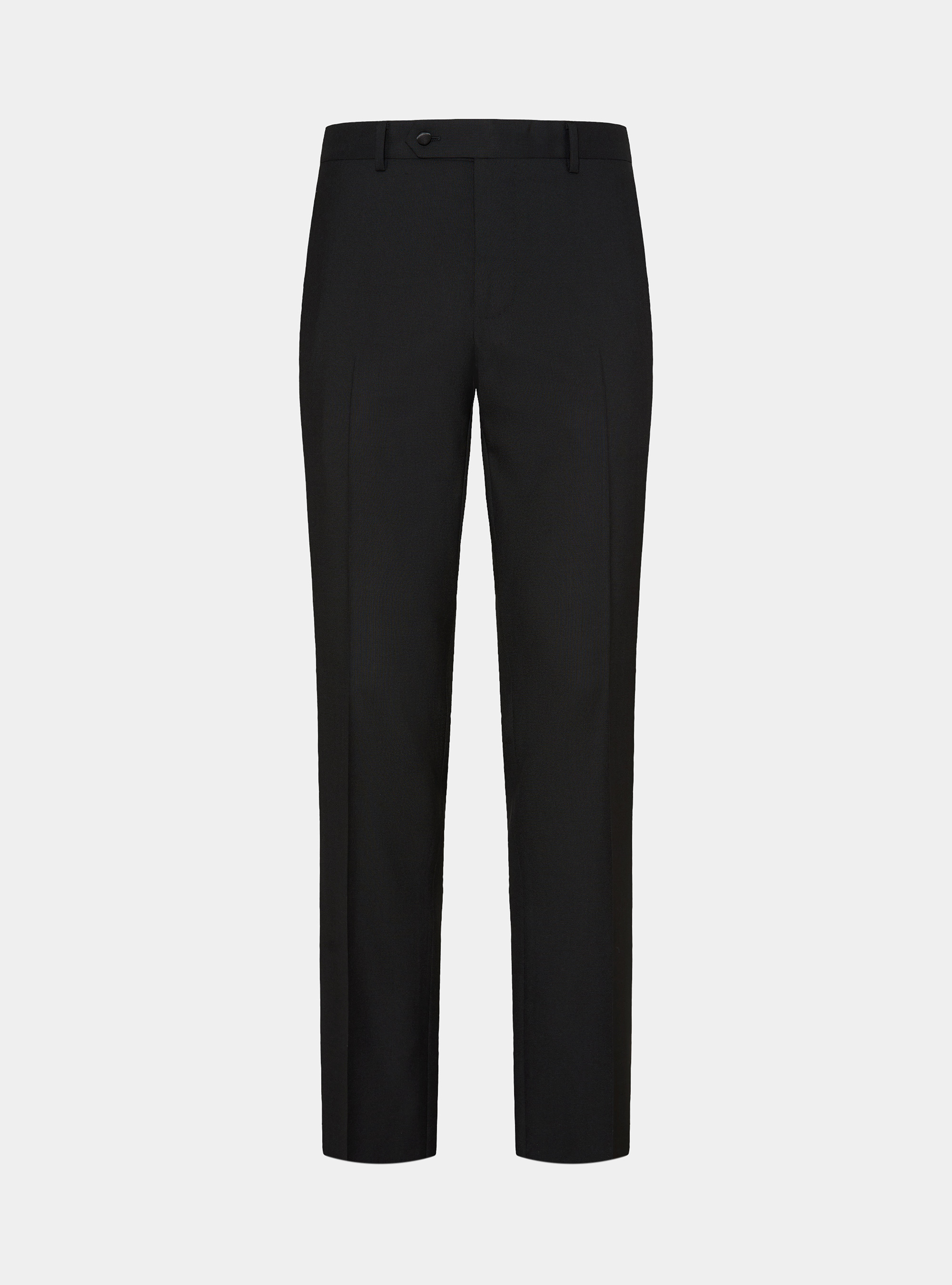 Pantaloni abito smoking in lana Vitale Barberis Canonico, NERO