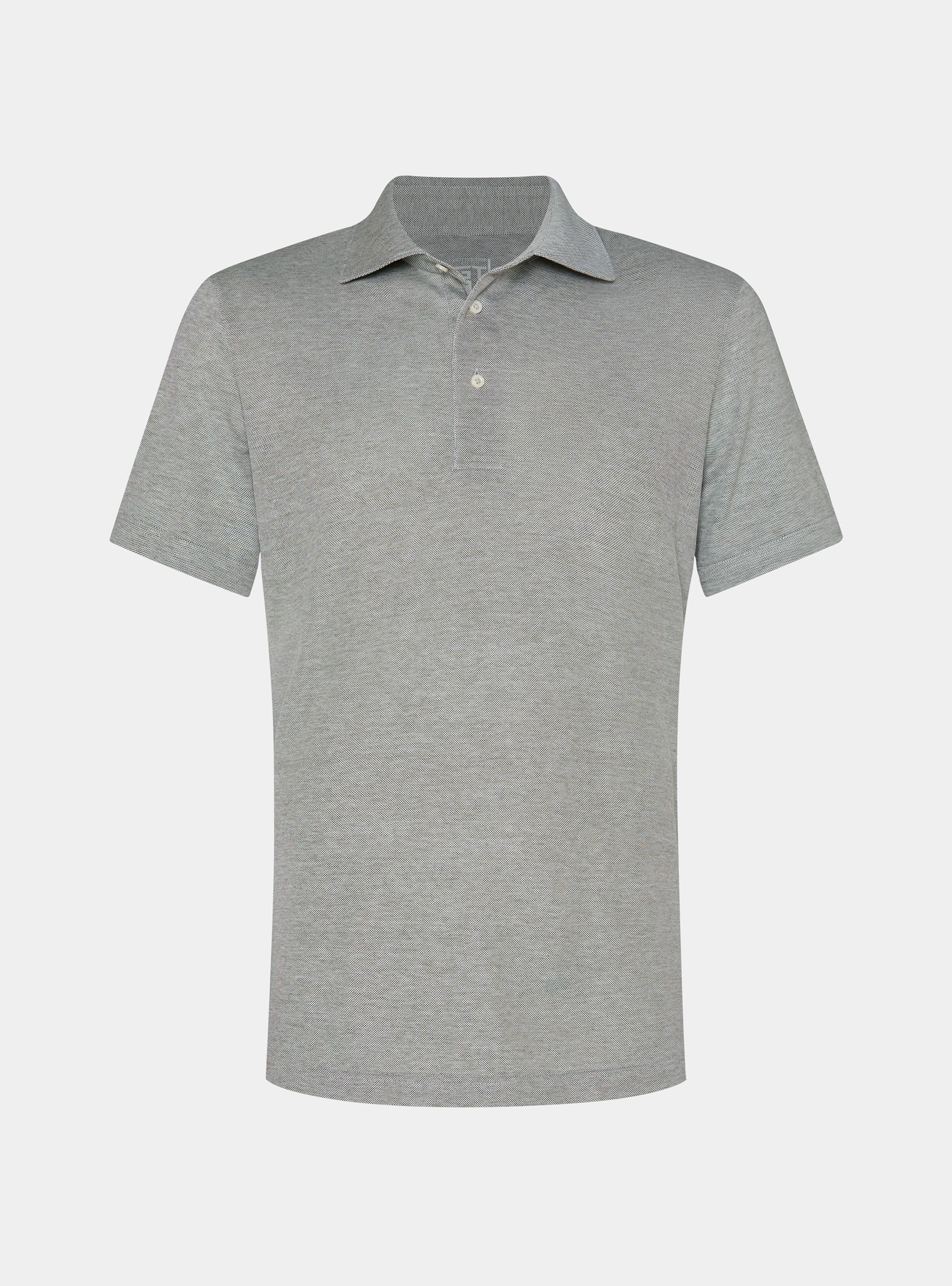 Polo en piqu&eacute; extensible GT01, VERDE SALVIA 0604C