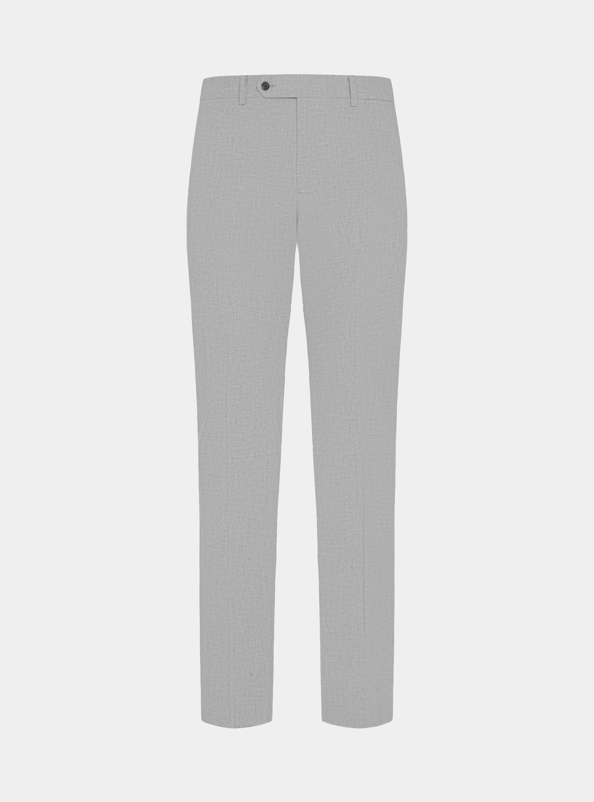 Graue Kleidungshose aus Stretch-Baumwolle, GRIGIO MELANGE 0151C