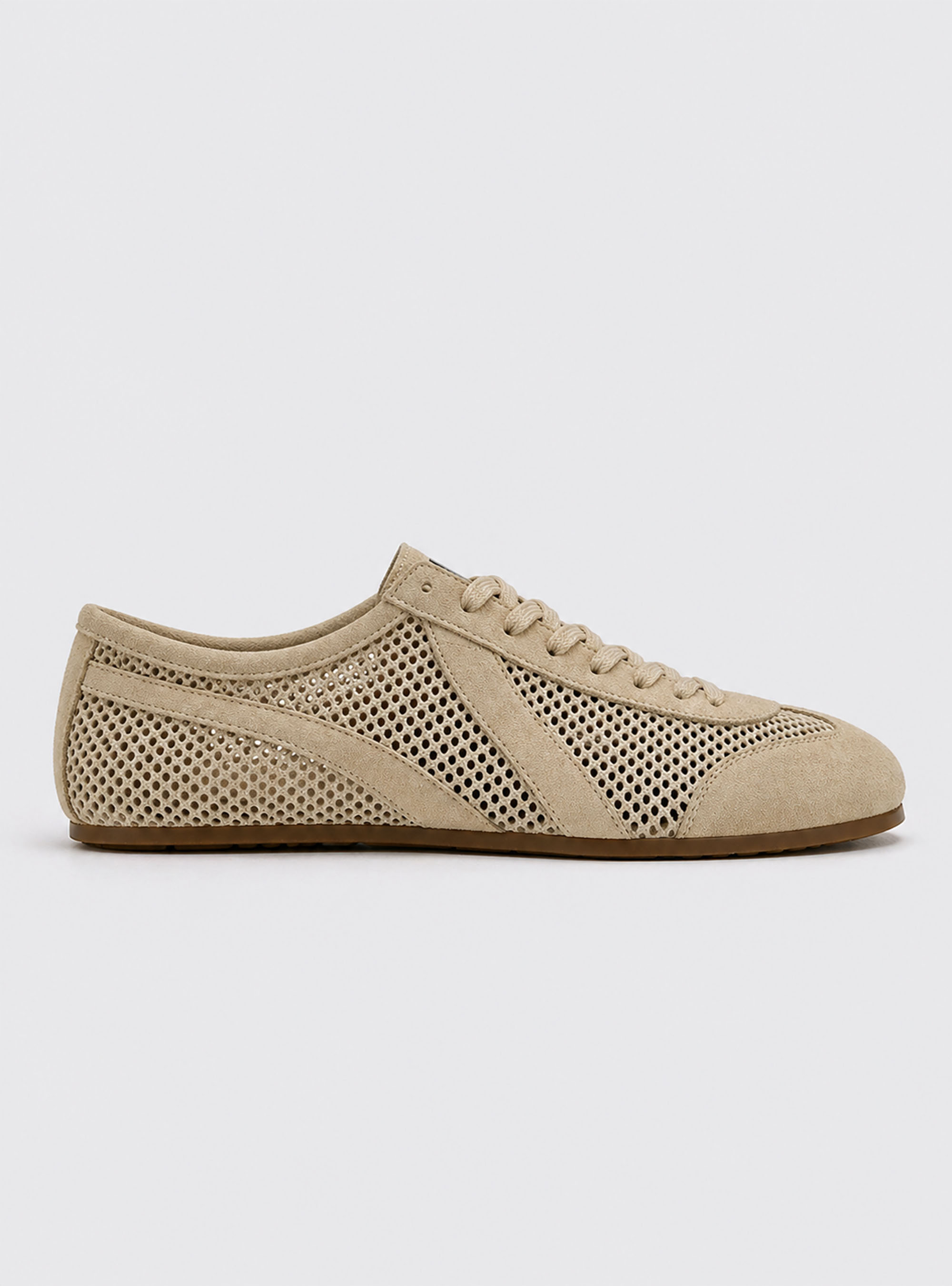 Sneakers en daim et mesh, &Atilde; CRU