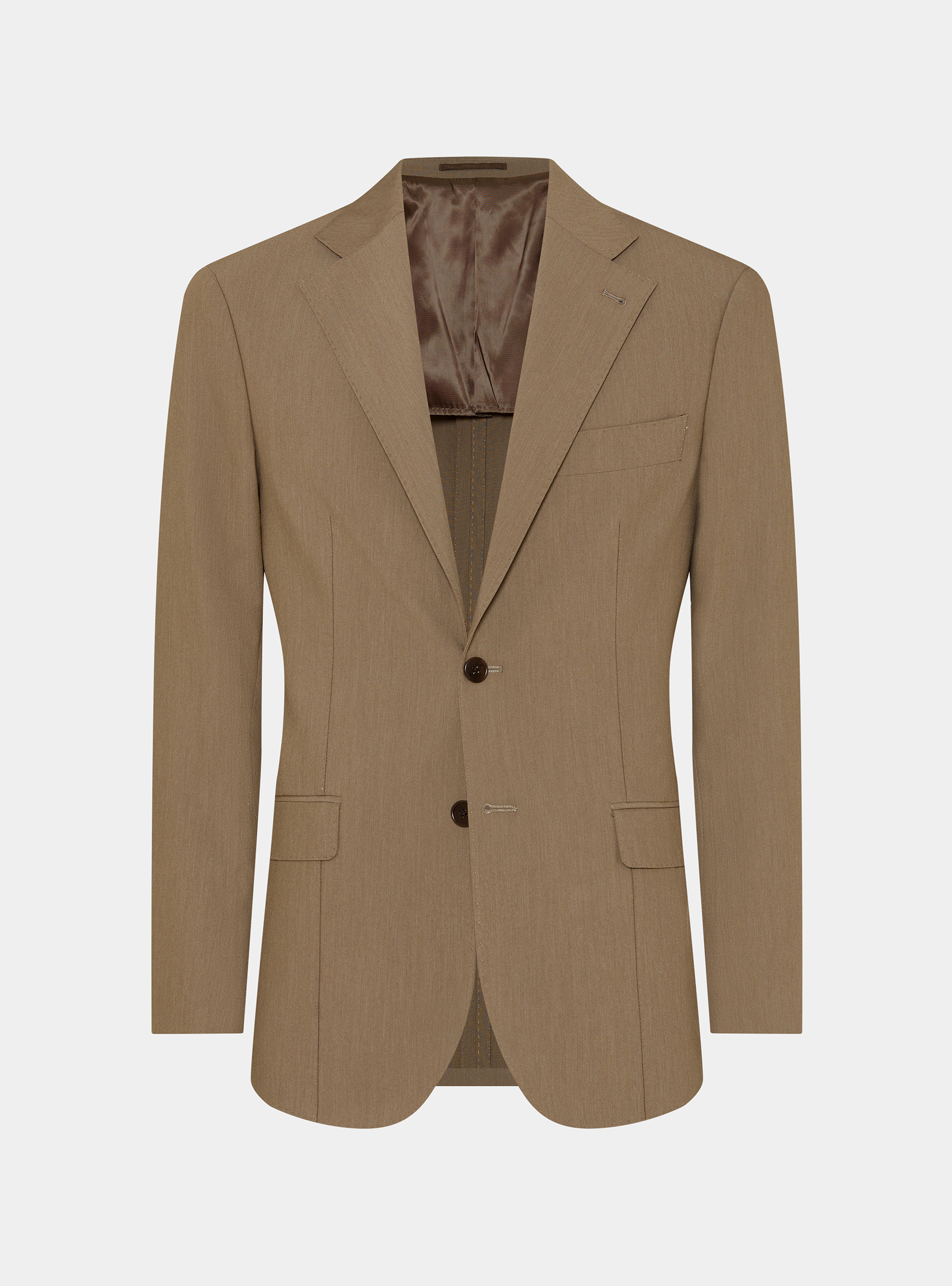 Slim fit suit blazer, MUD