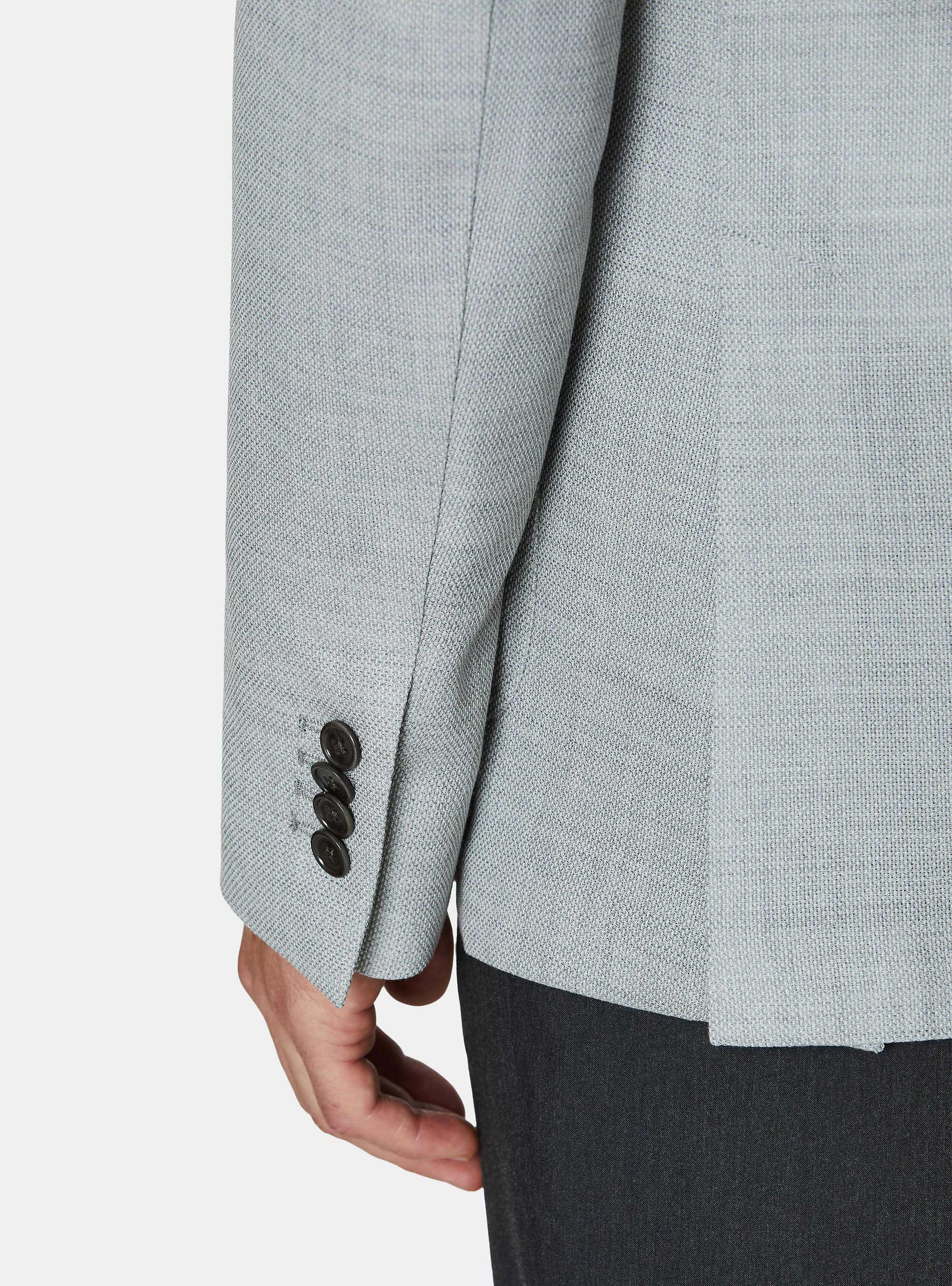 Jacke aus reiner Wolle, GRIGIO 0120C