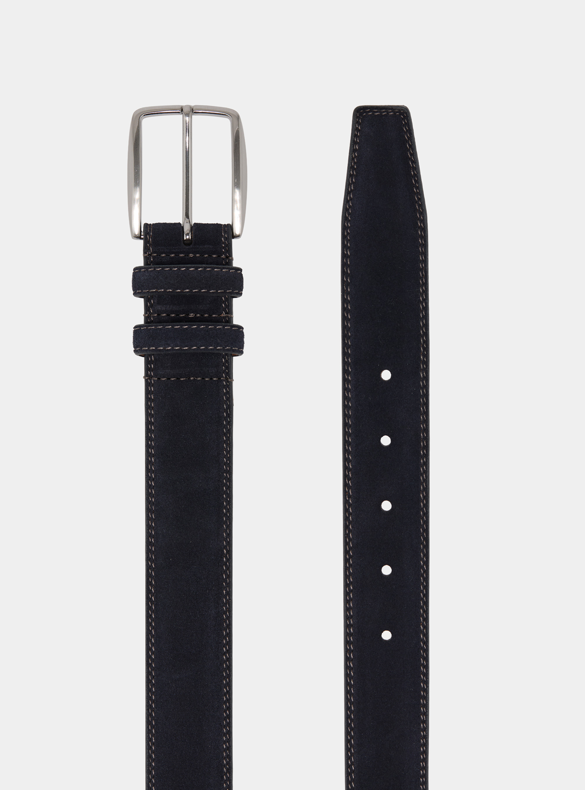 Ceinture en daim, BLEU MARINE