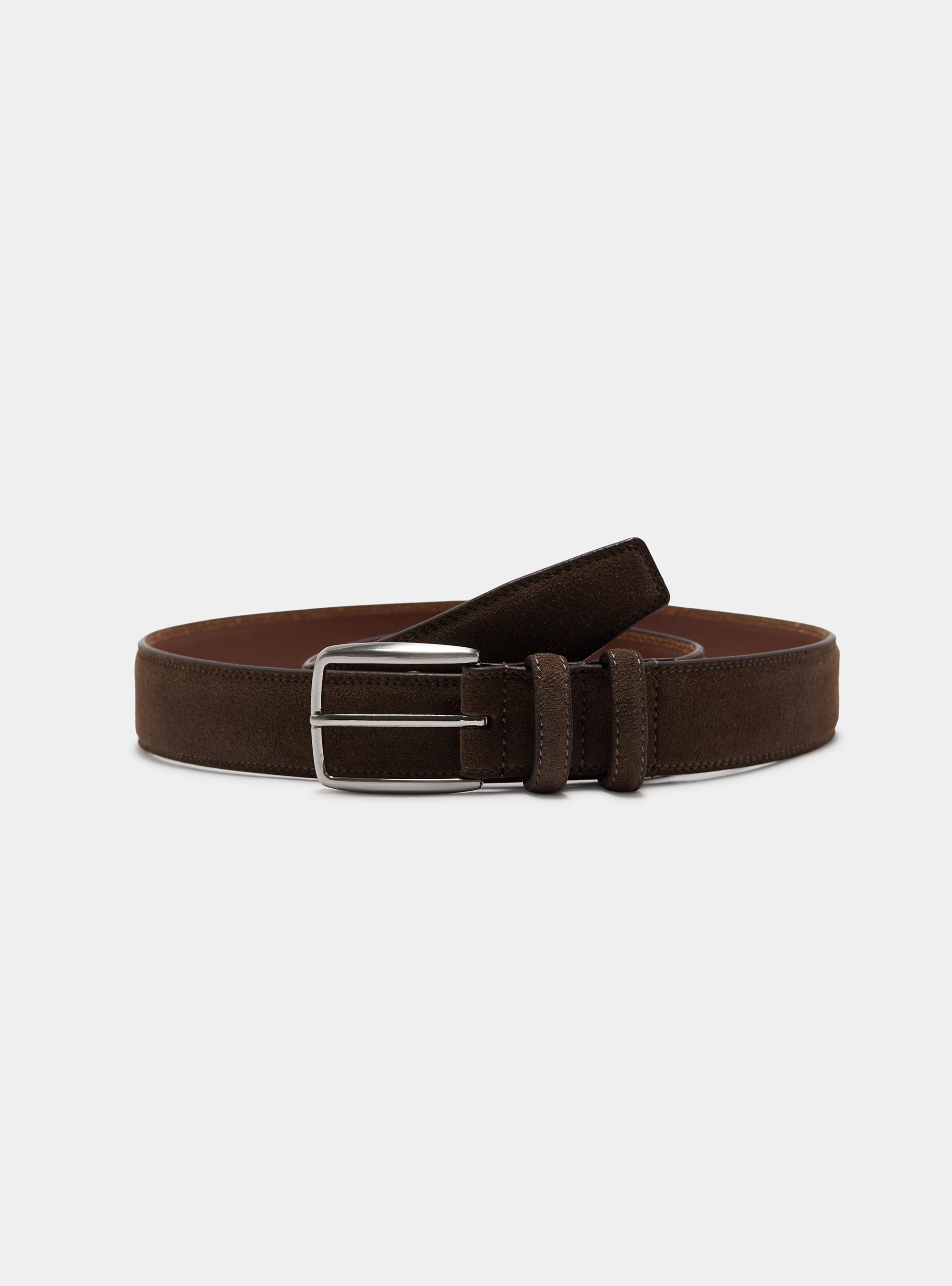 G&uuml;rtel aus Wildleder, MARRONE 0507C