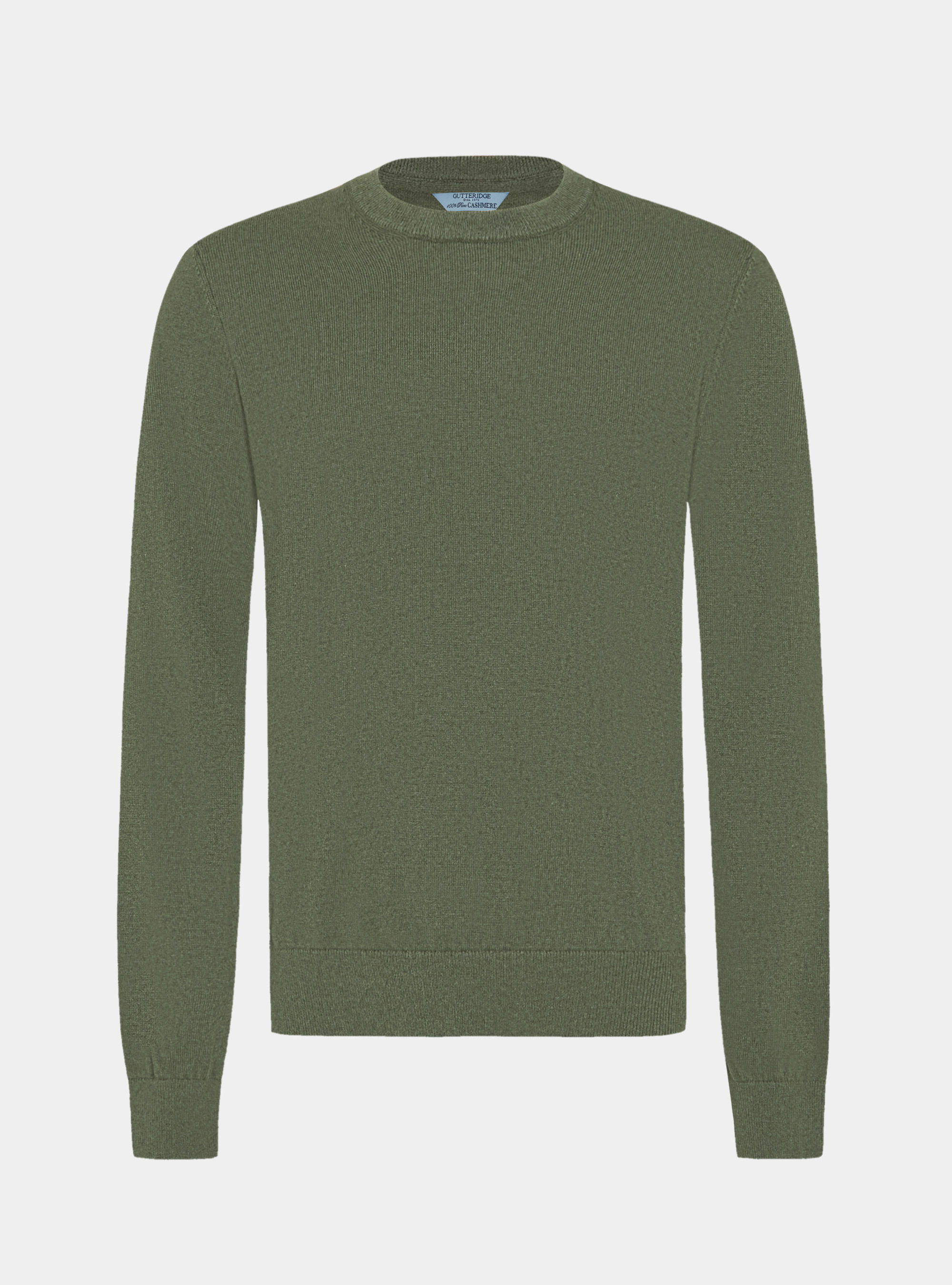 Cashmere crew-neck sweater, SALVIA 0602C