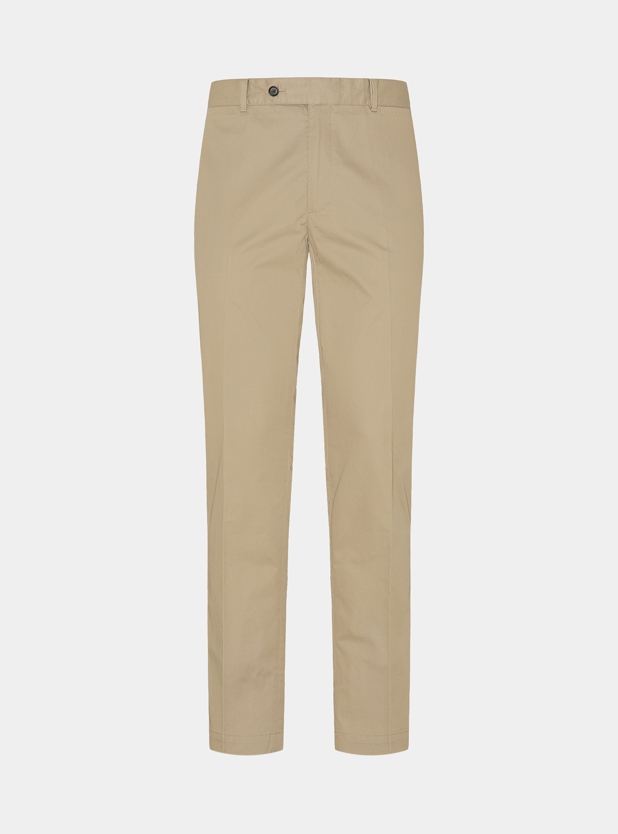 Lightweight twill slim fit chino trousers, MUD