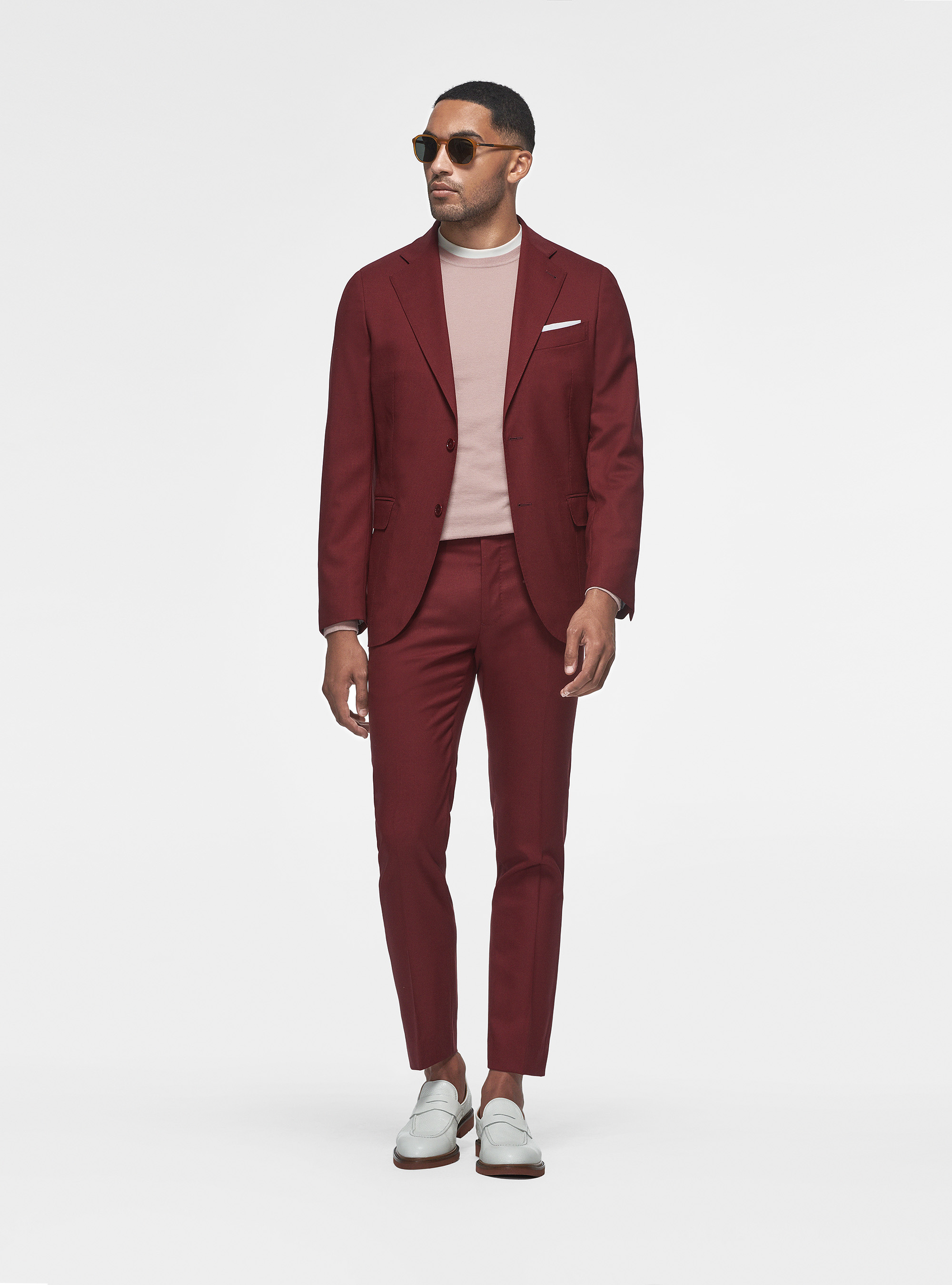 Veste en pure laine Vitale Barberis Canonico, BORDEAUX