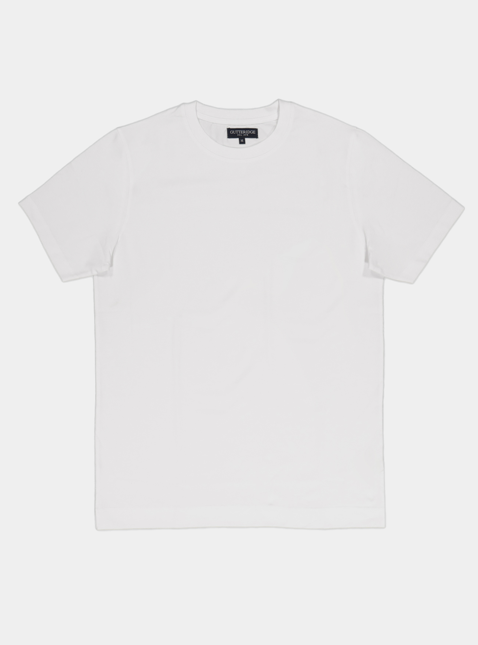 Tshirt in jersey di cotone tinta unita, BIANCO