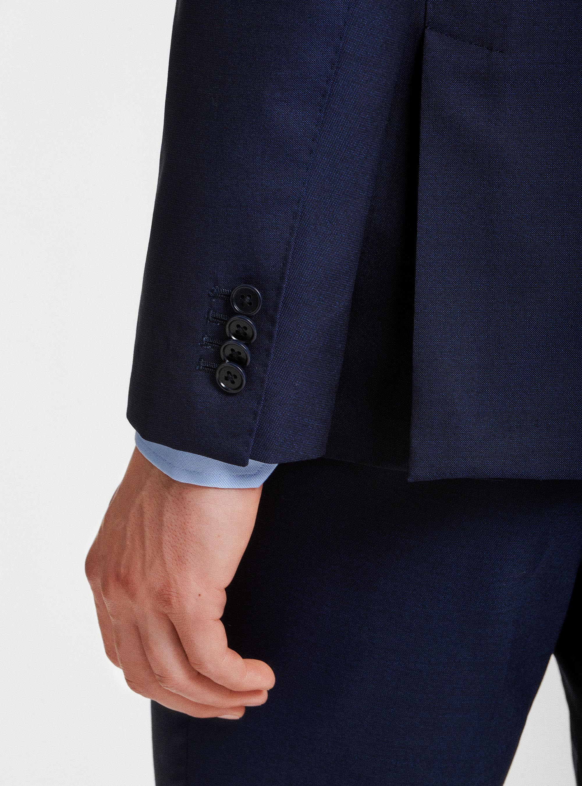 Anzugjacke aus reiner Wolle Vitale Barberis Canonico, NAVY 0218C