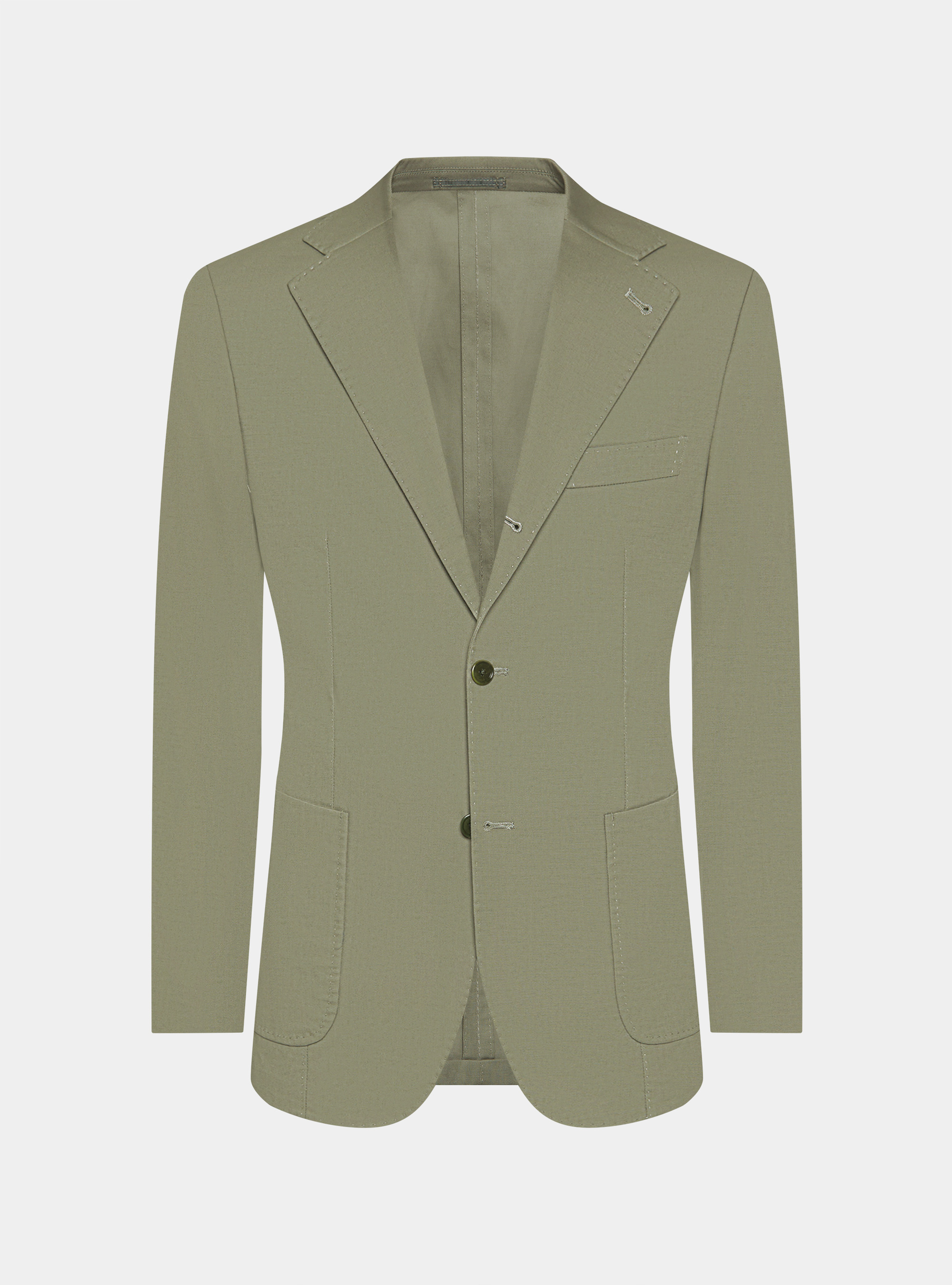 Americana de traje de algod&oacute;n, SALVIA 0602C