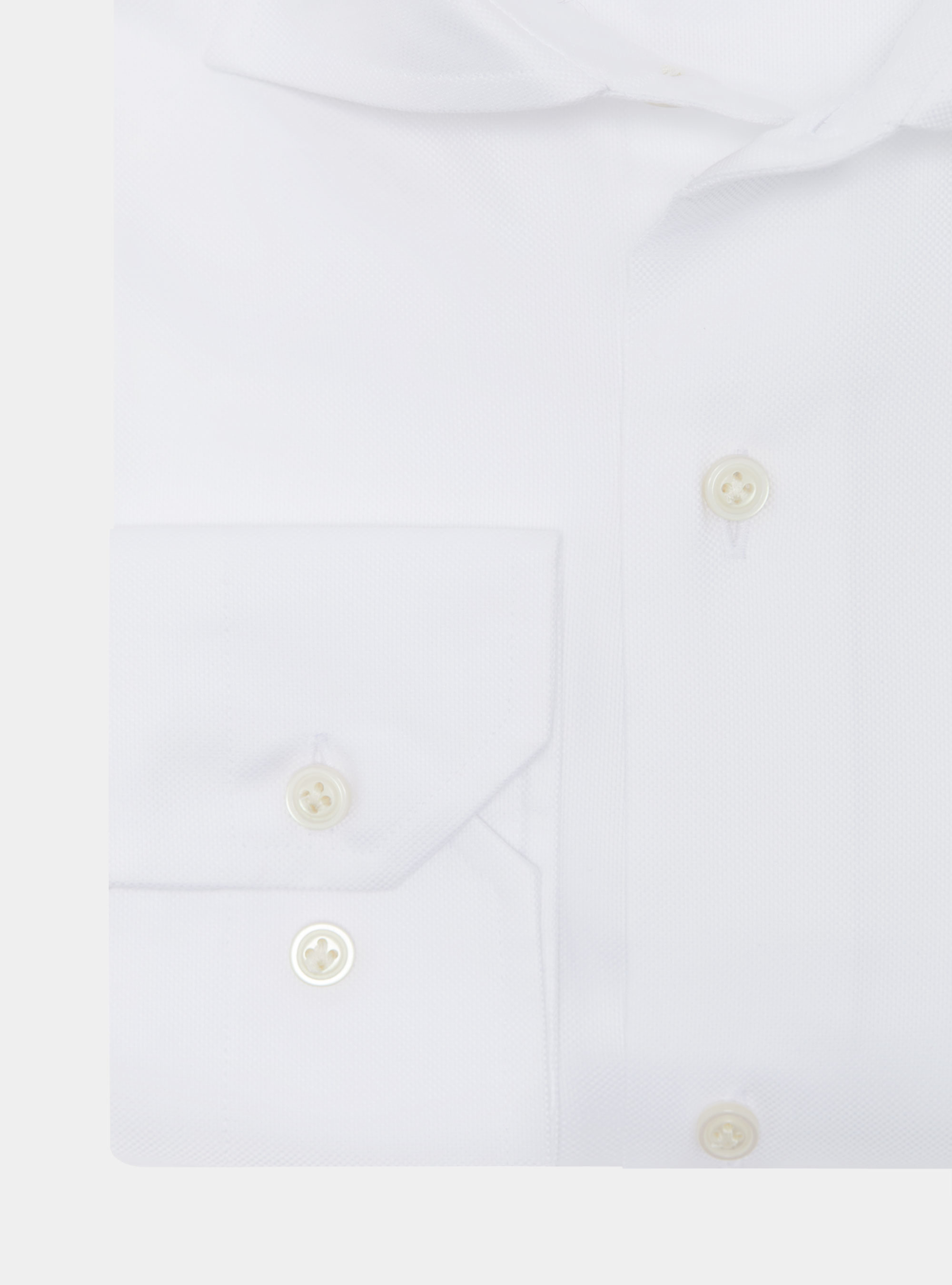 Camicia in cotone oxford, BIANCO