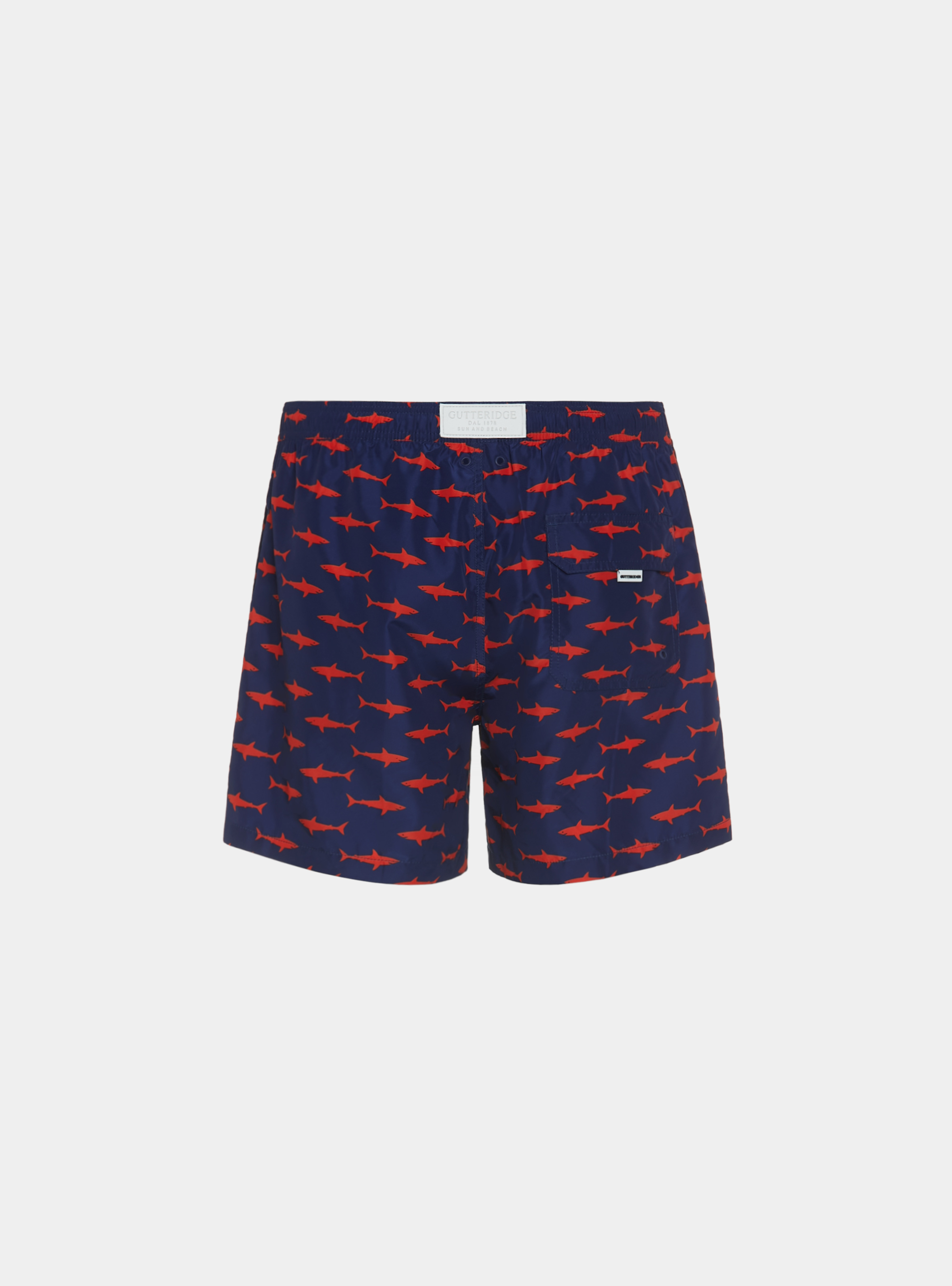 Swimwear with sharks, BLUE ROYAL