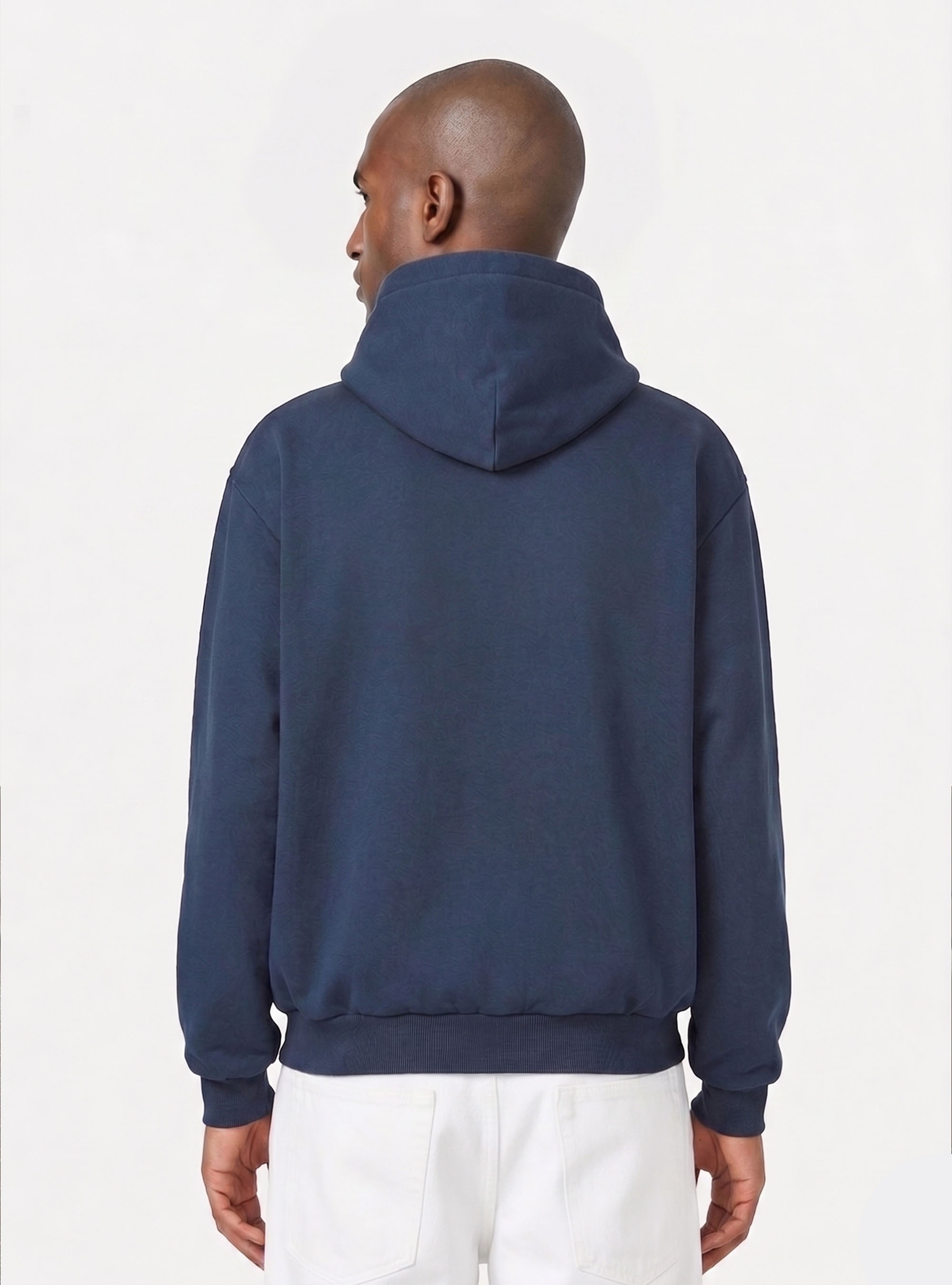 J'adore Roma cotton blend sweatshirt, NAVY BLUE