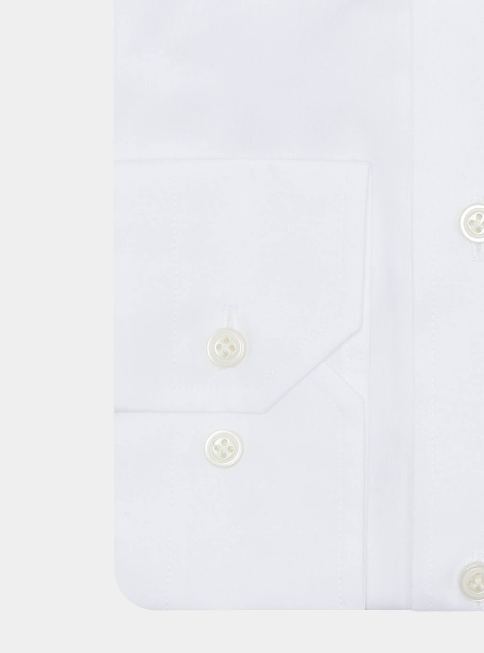 Chemise confortable en pur coton, BLANC