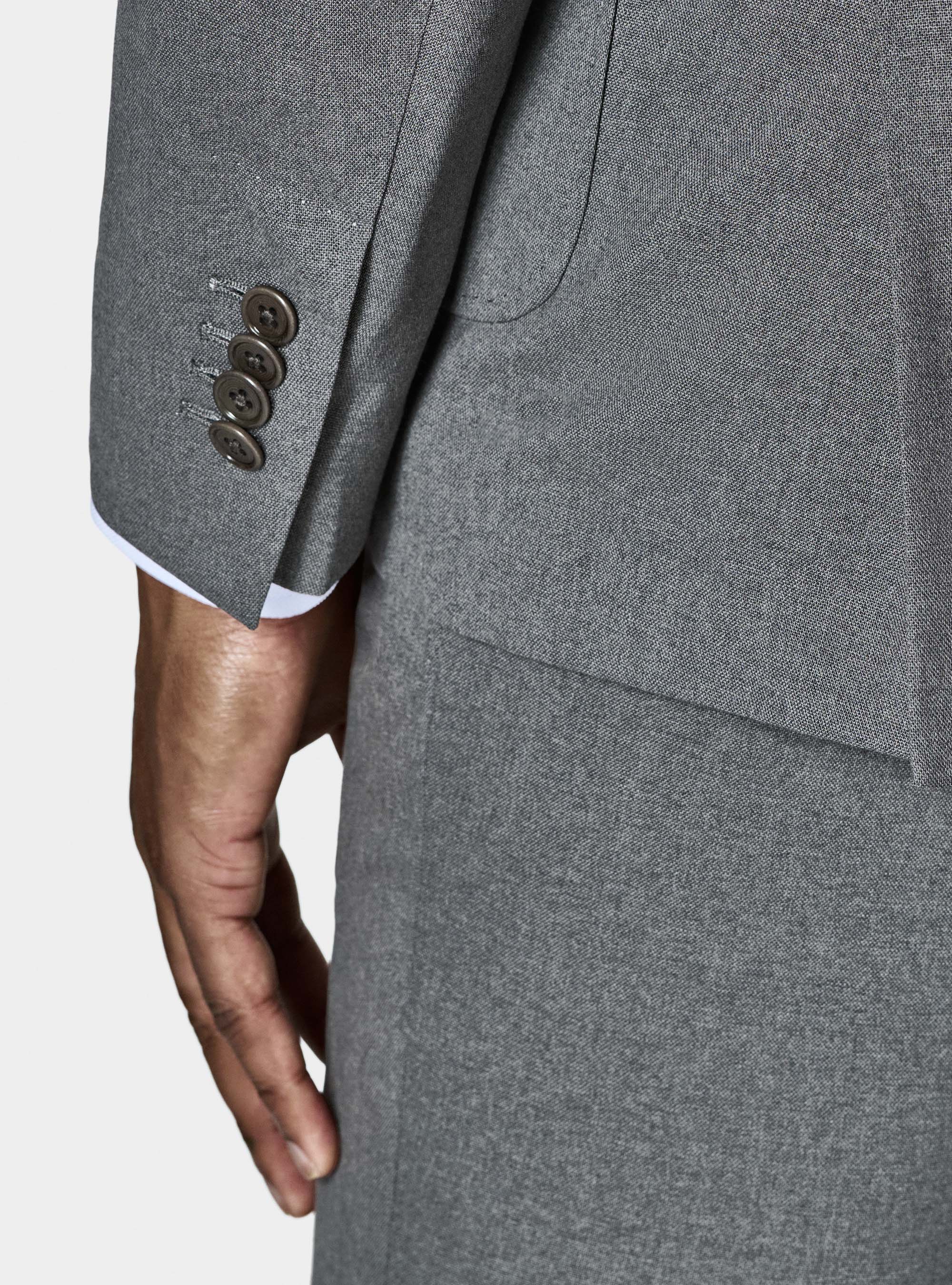Cerruti pure wool travel suit blazer, GREY