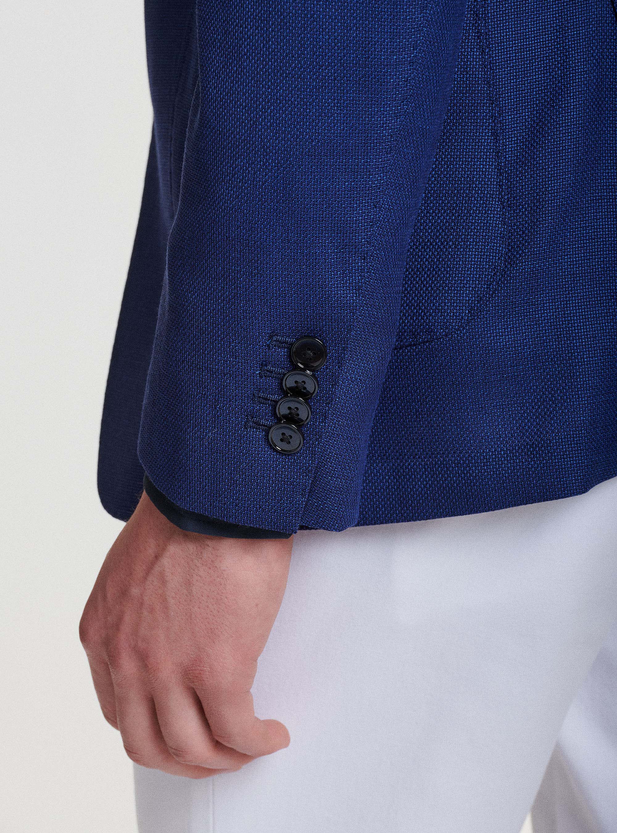 Veste en pure laine Vitale Barberis Canonico, BLEU