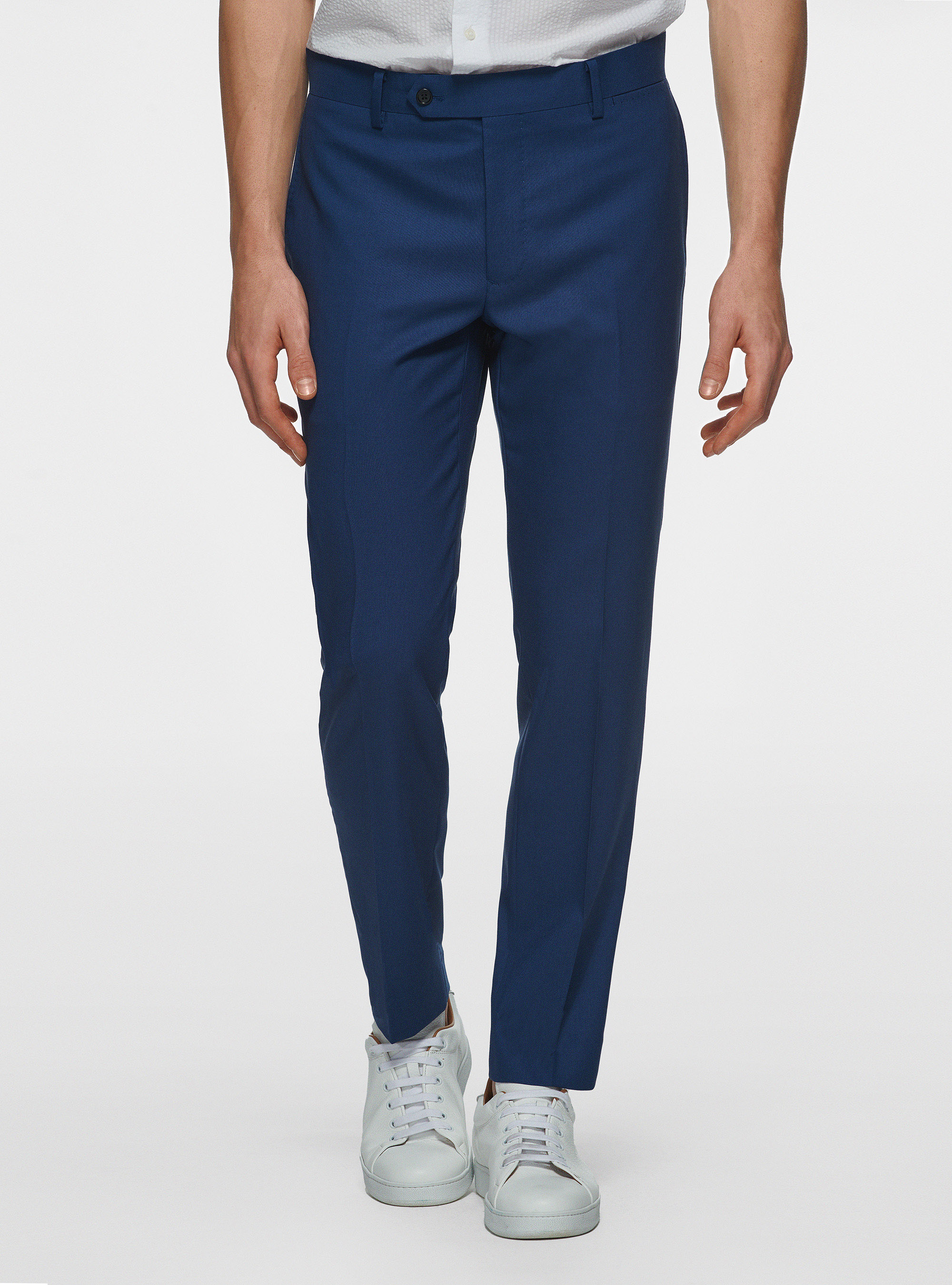 Pantalon en pure laine Vitale Barberis Canonico, ENCRE