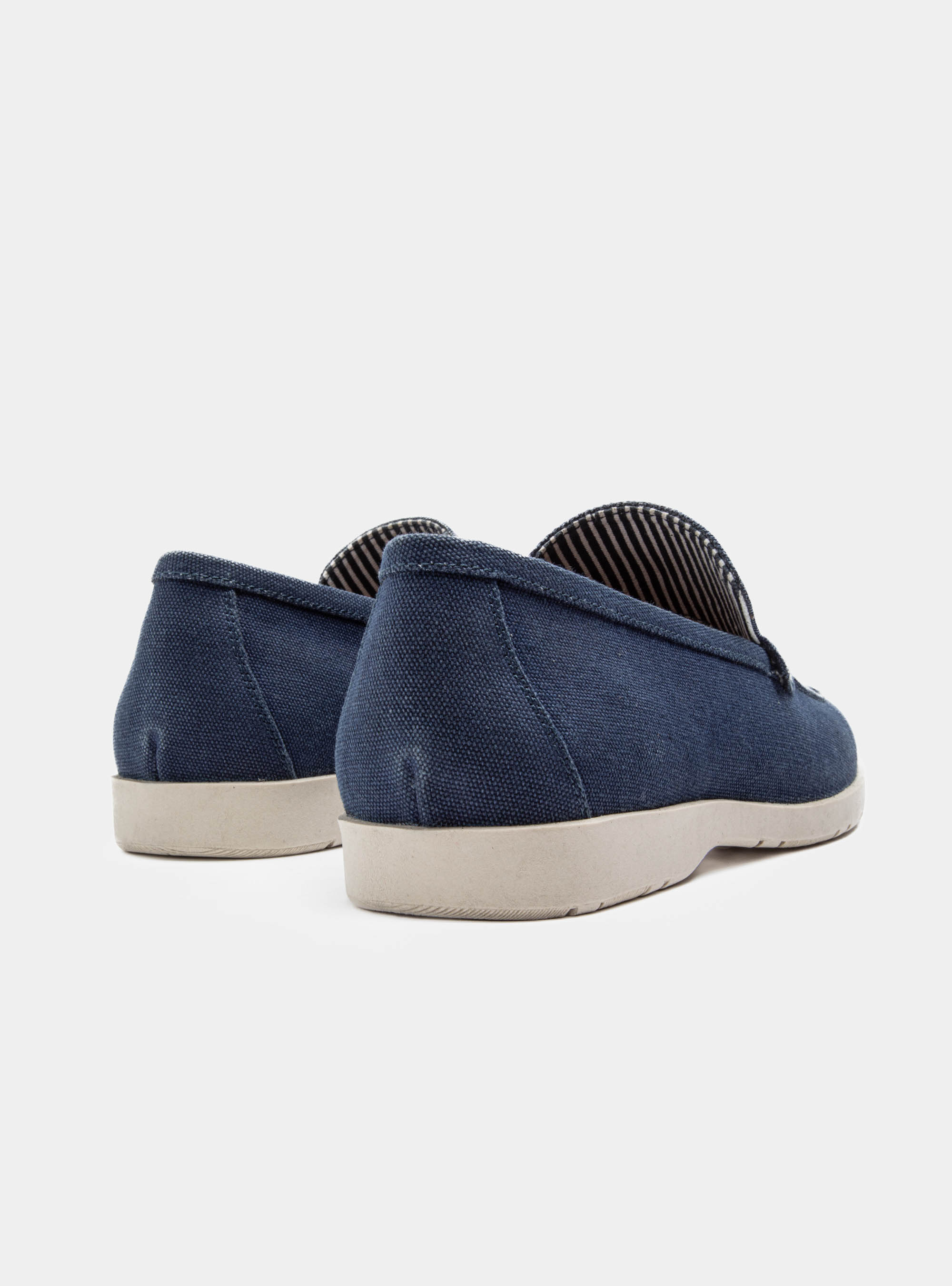 Canvas loafers, BLUE