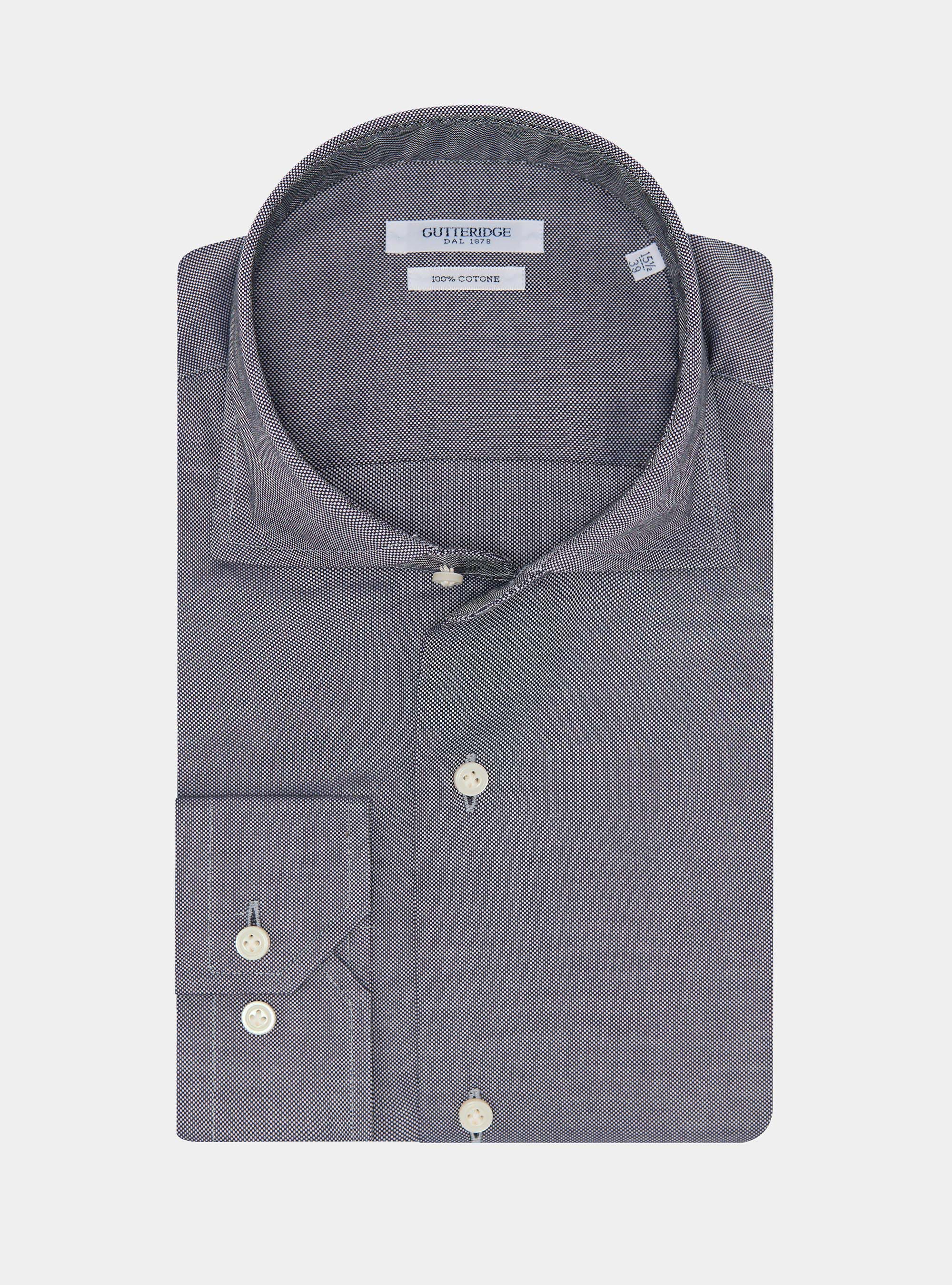 Oxford cotton shirt, NAVY BLUE