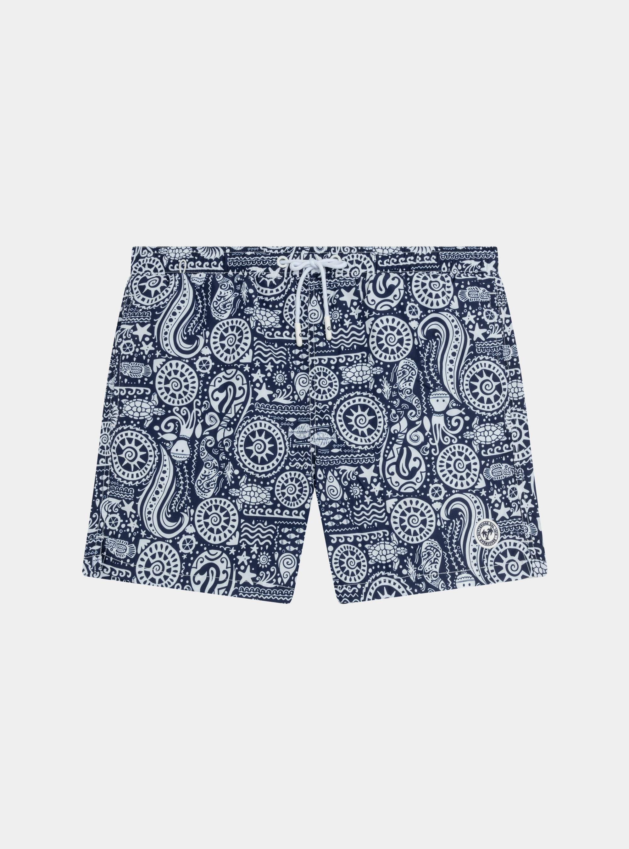 Marinegemusterter Badebekleidung, NAVY 0218C