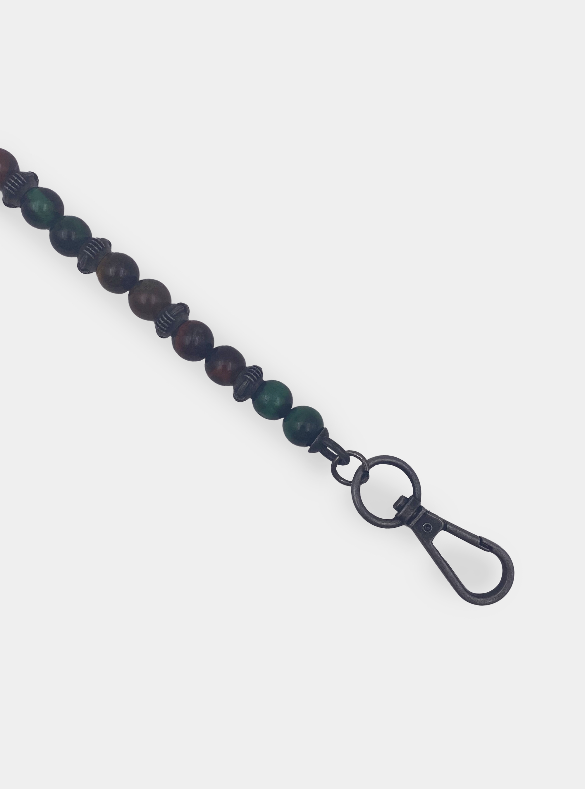 Hosenkette aus Metall und Stein, MARRONE 0507C