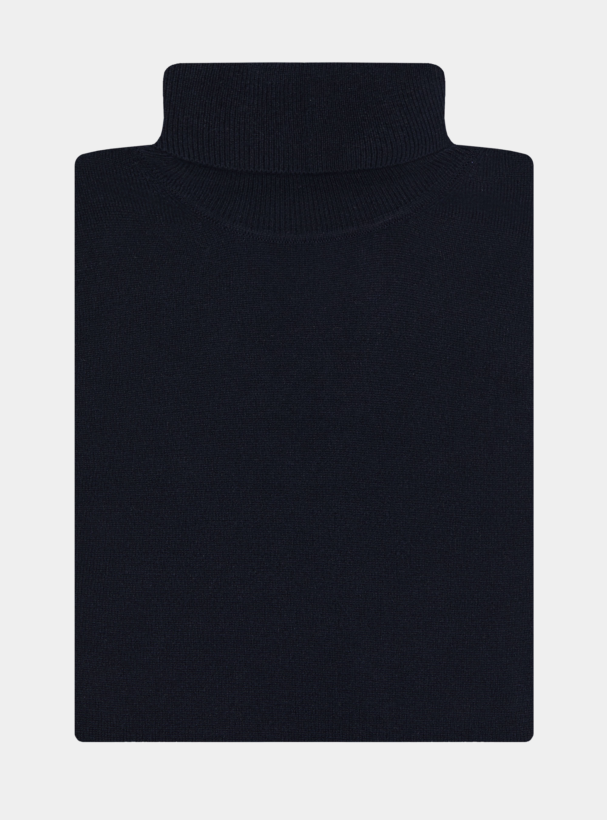 Cashmere turtleneck, NAVY BLUE