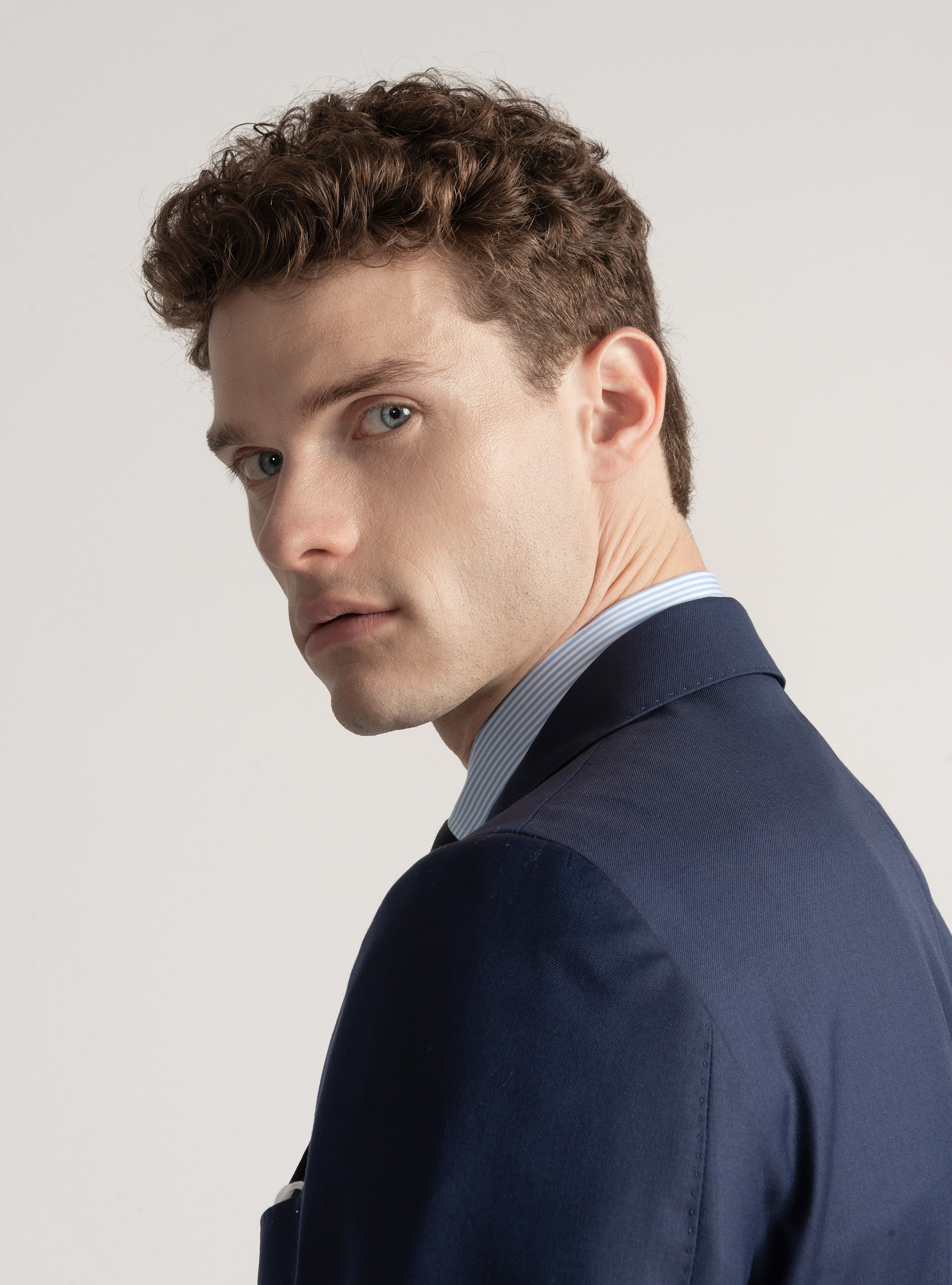 Pure wool suit blazer Vitale Barberis Canonico, BASALT