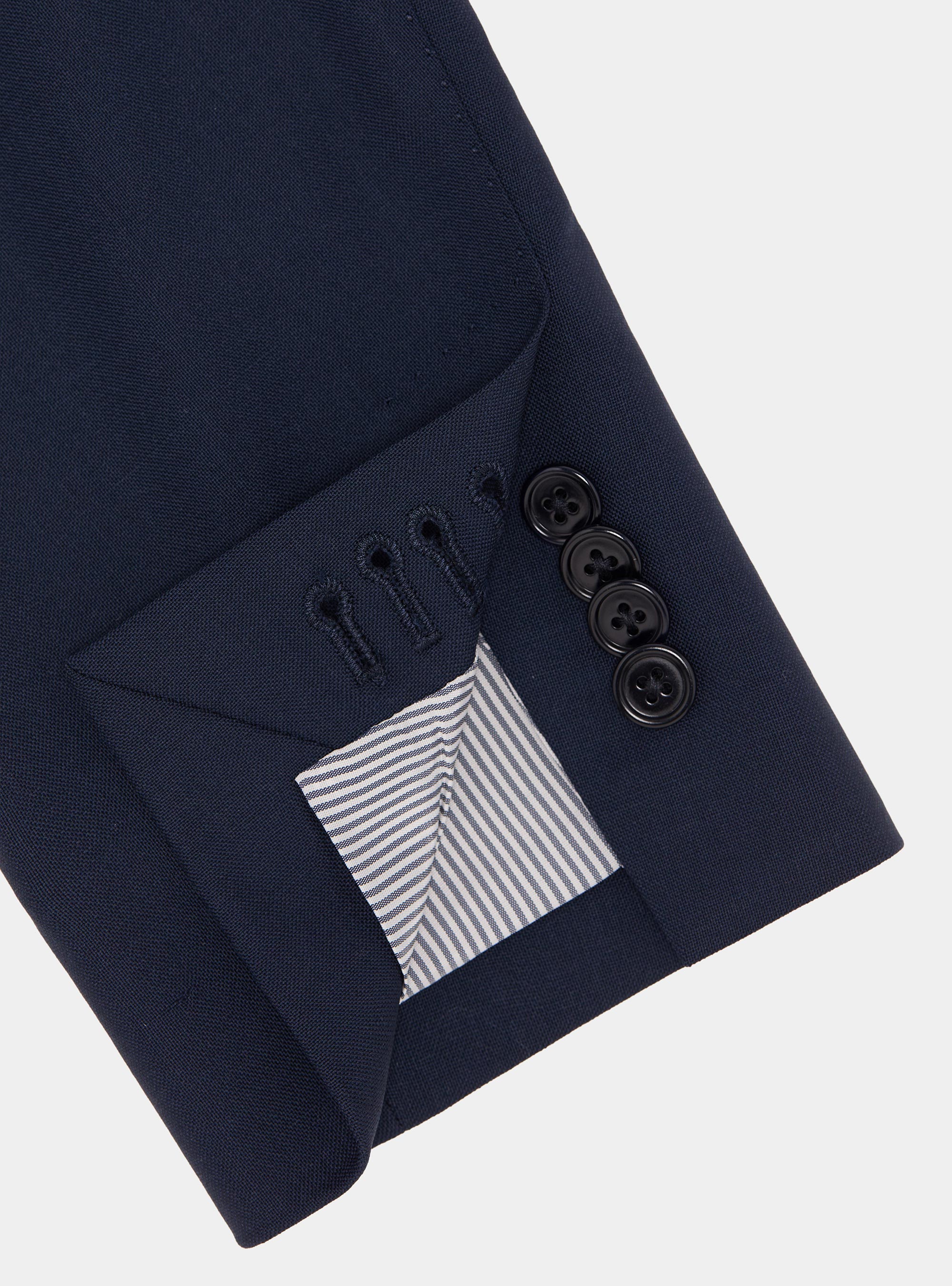 Vitale Barberis Canonico pure wool suit blazer, NAVY
