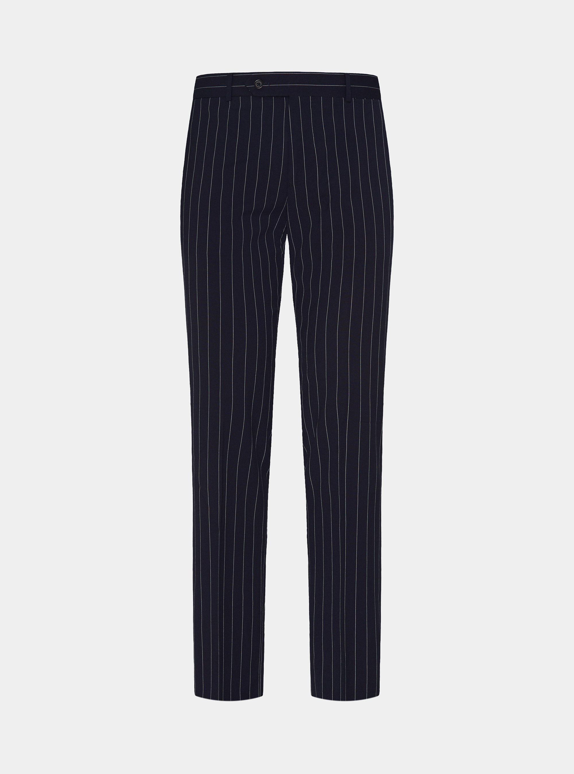 Pantalones de traje a rayas, AZUL MARINO