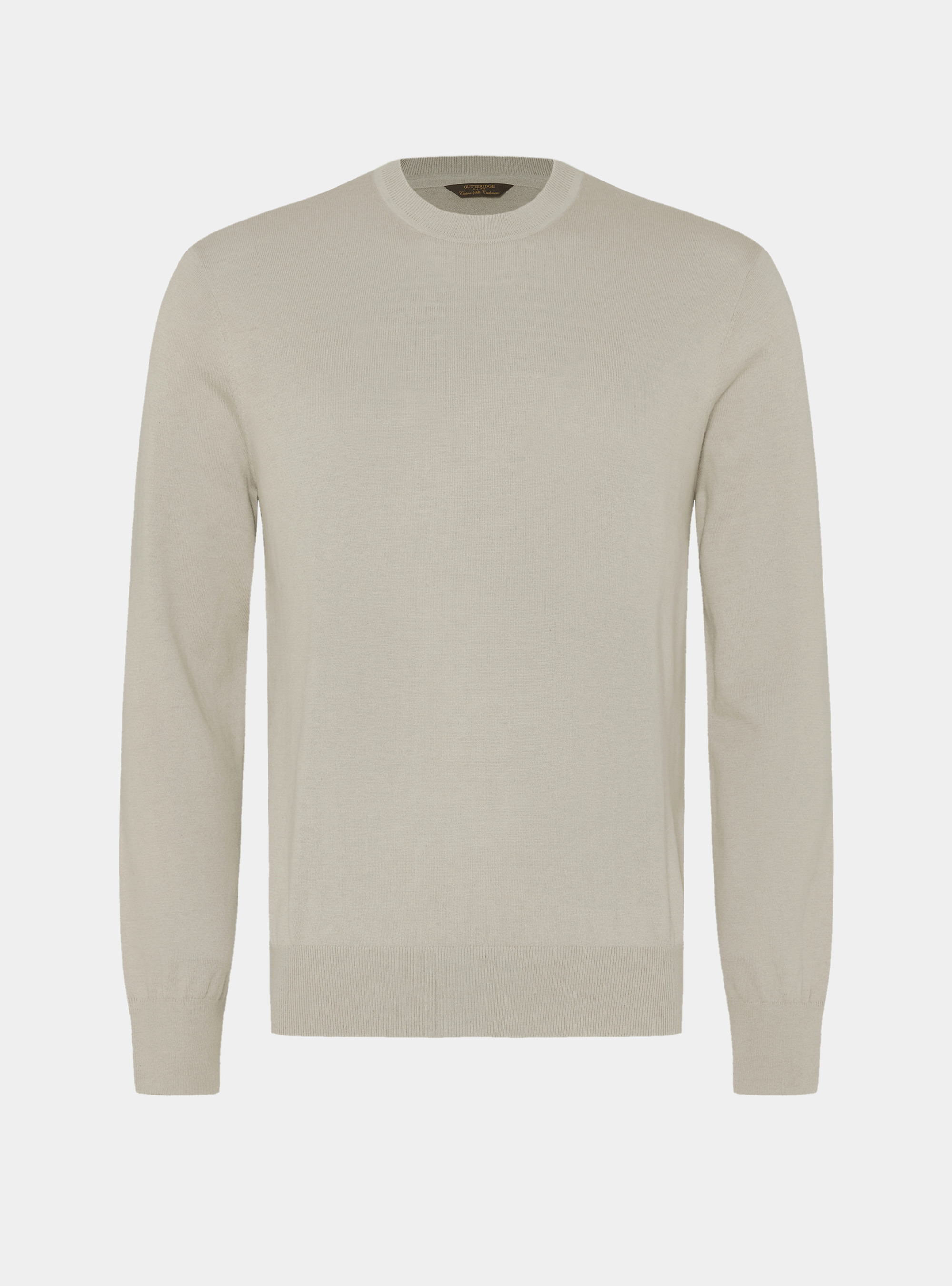Rundhals-Pullover aus Baumwolle, Seide und Kaschmir, SABBIA 0561C