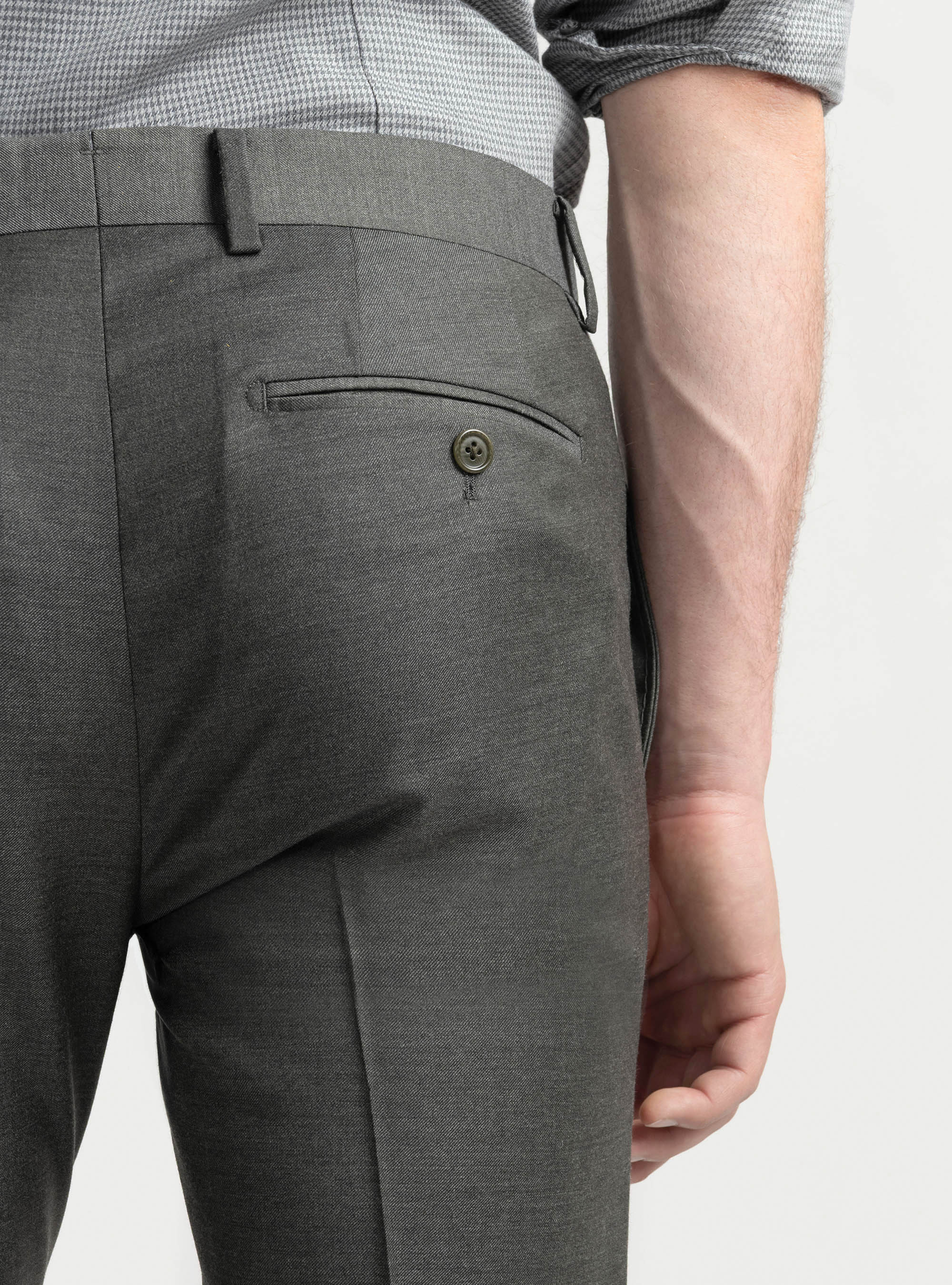 Pure wool suit trousers Vitale Barberis Canonico, GREEN