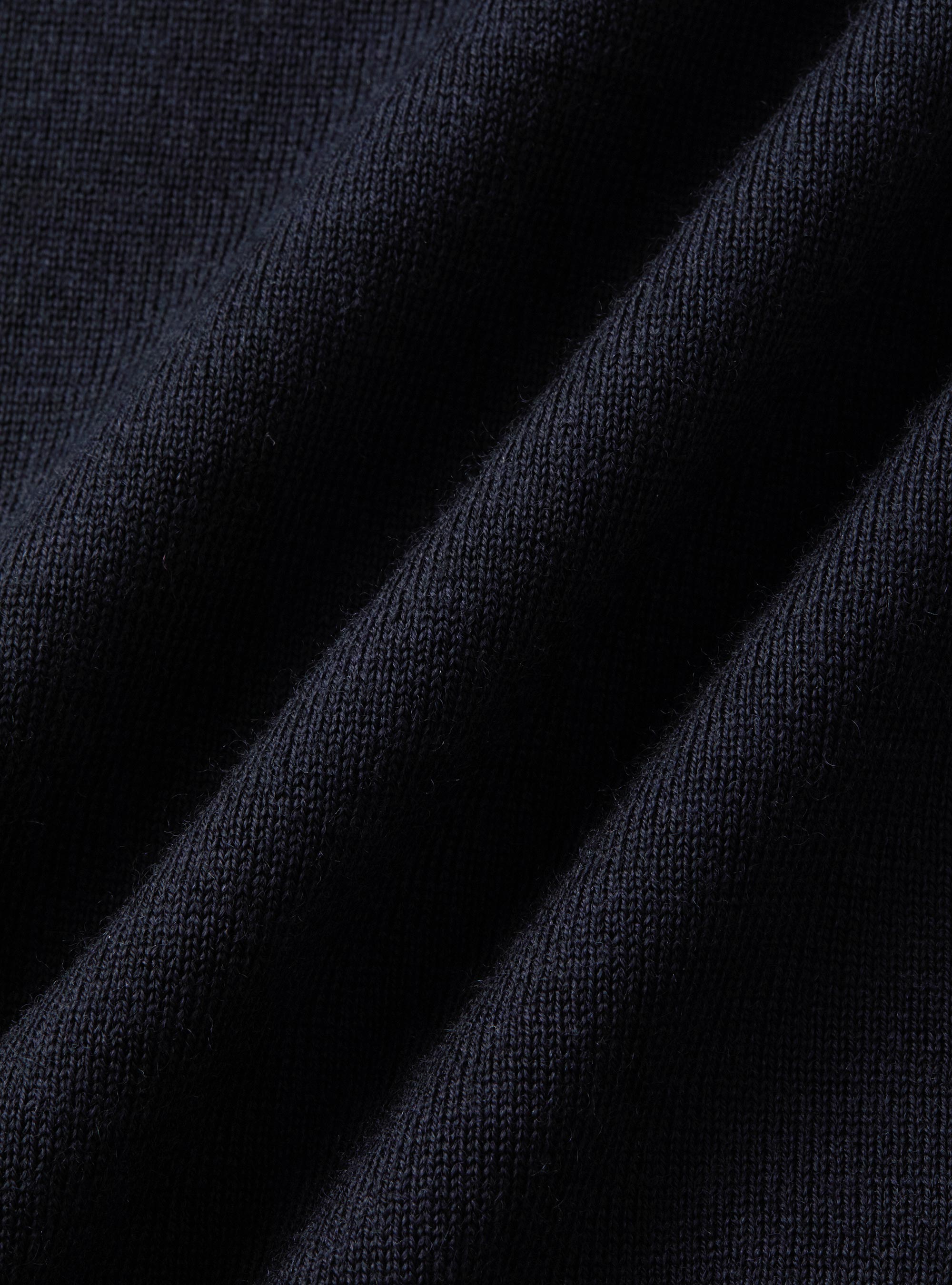 Gilet in maglia con bottoni in lana merino extrafine, BLU NAVY