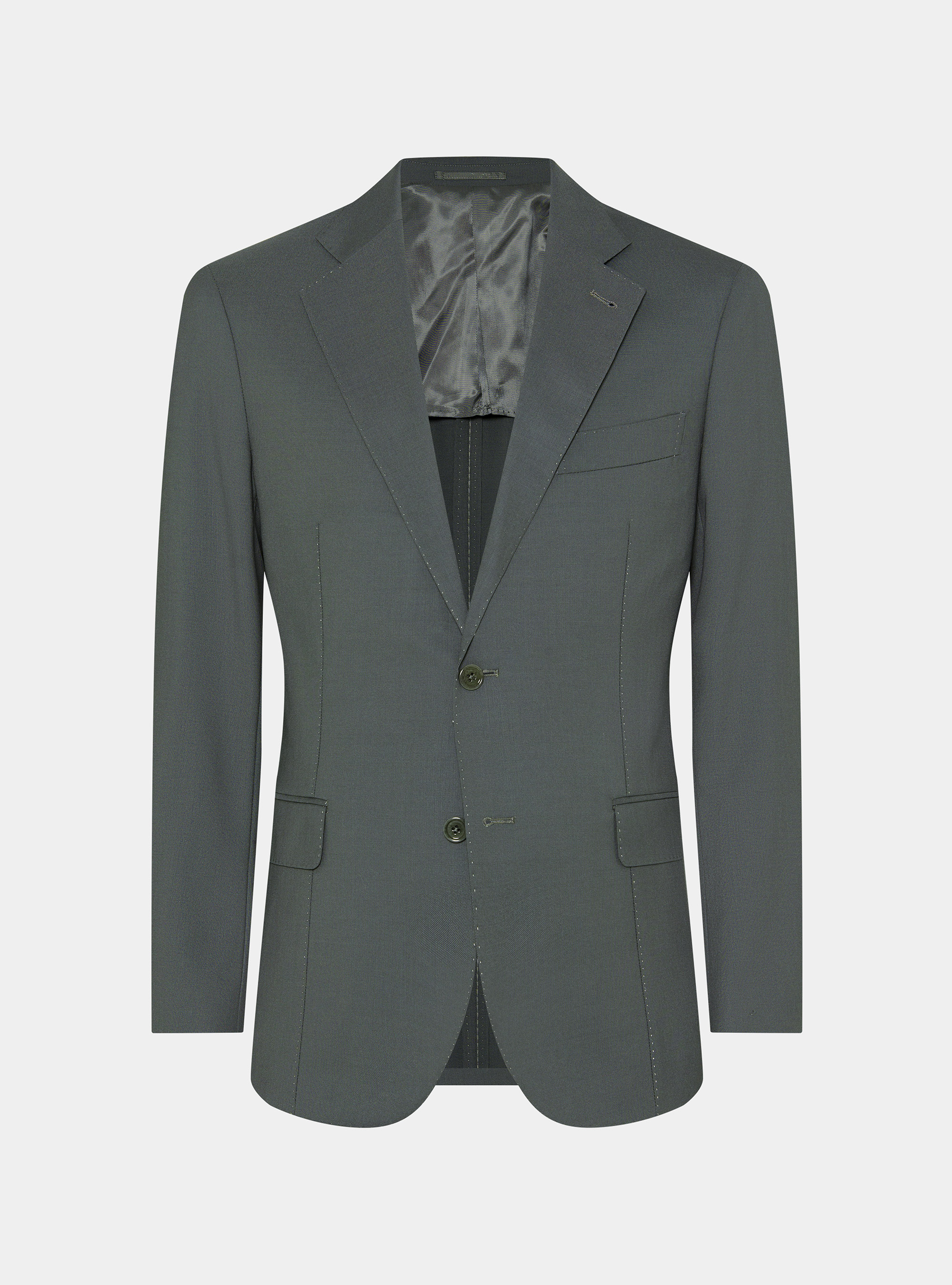 Vitale Barberis Canonico pure wool suit blazer, SALVIA 0602C