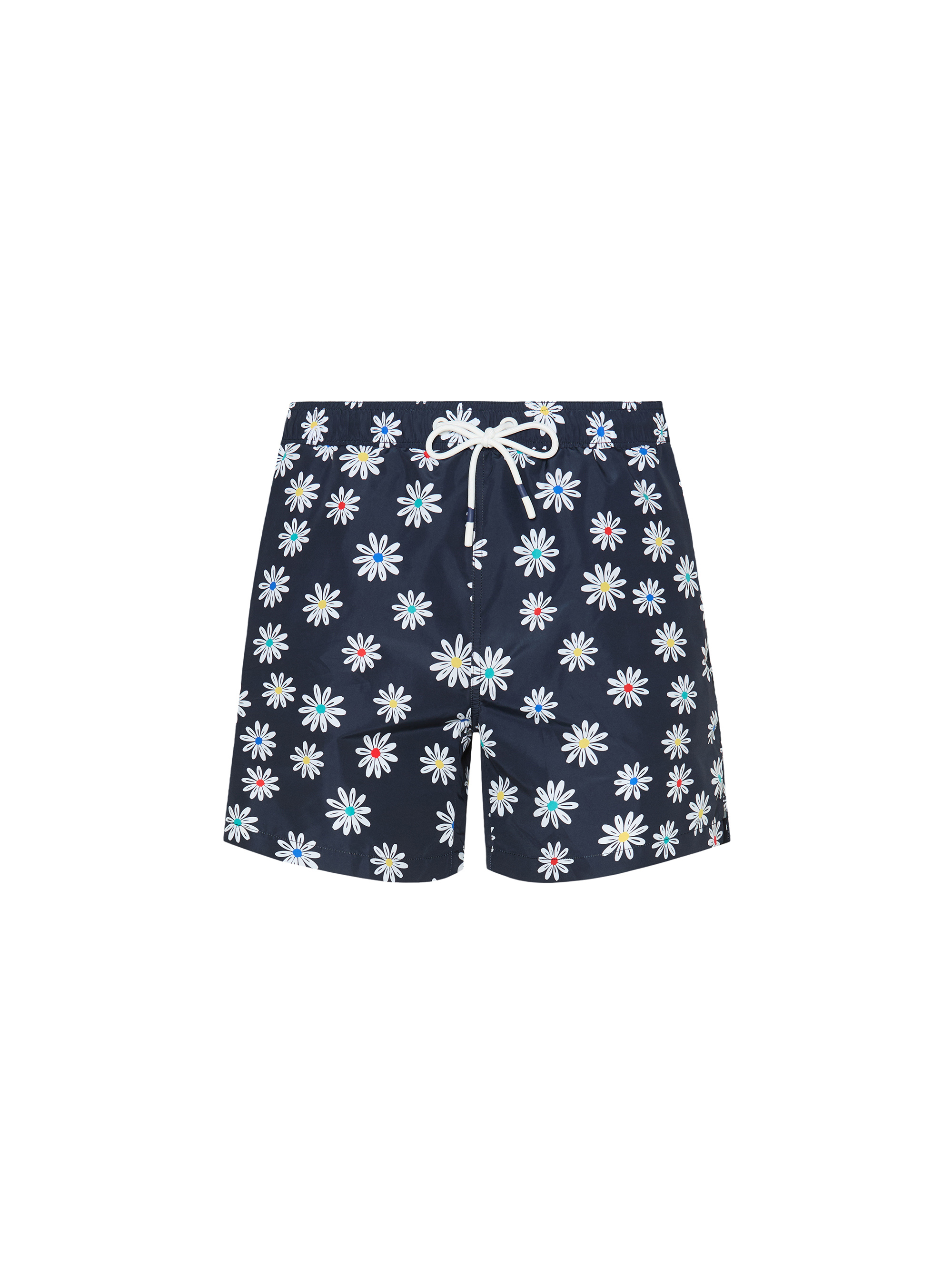 Daisy print swimwear, NAVY BLUE