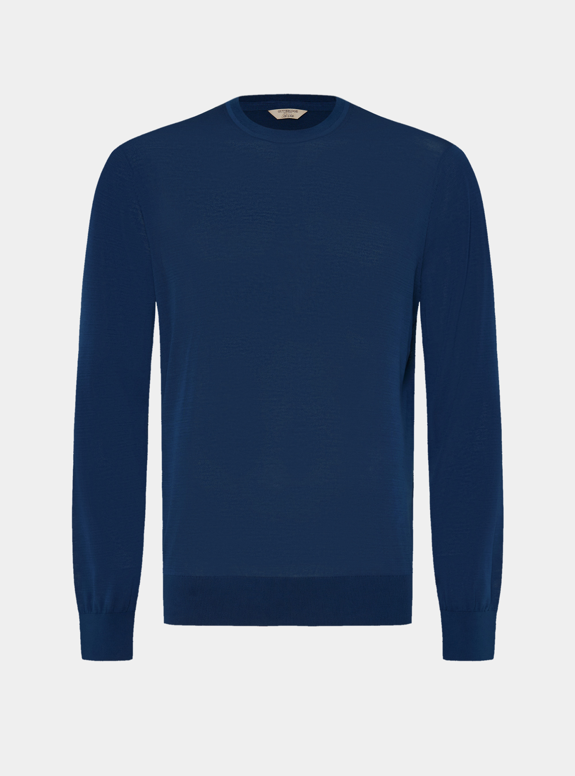Rundhals-Pullover aus Baumwolle und Seide, INCHIOSTRO 0232C