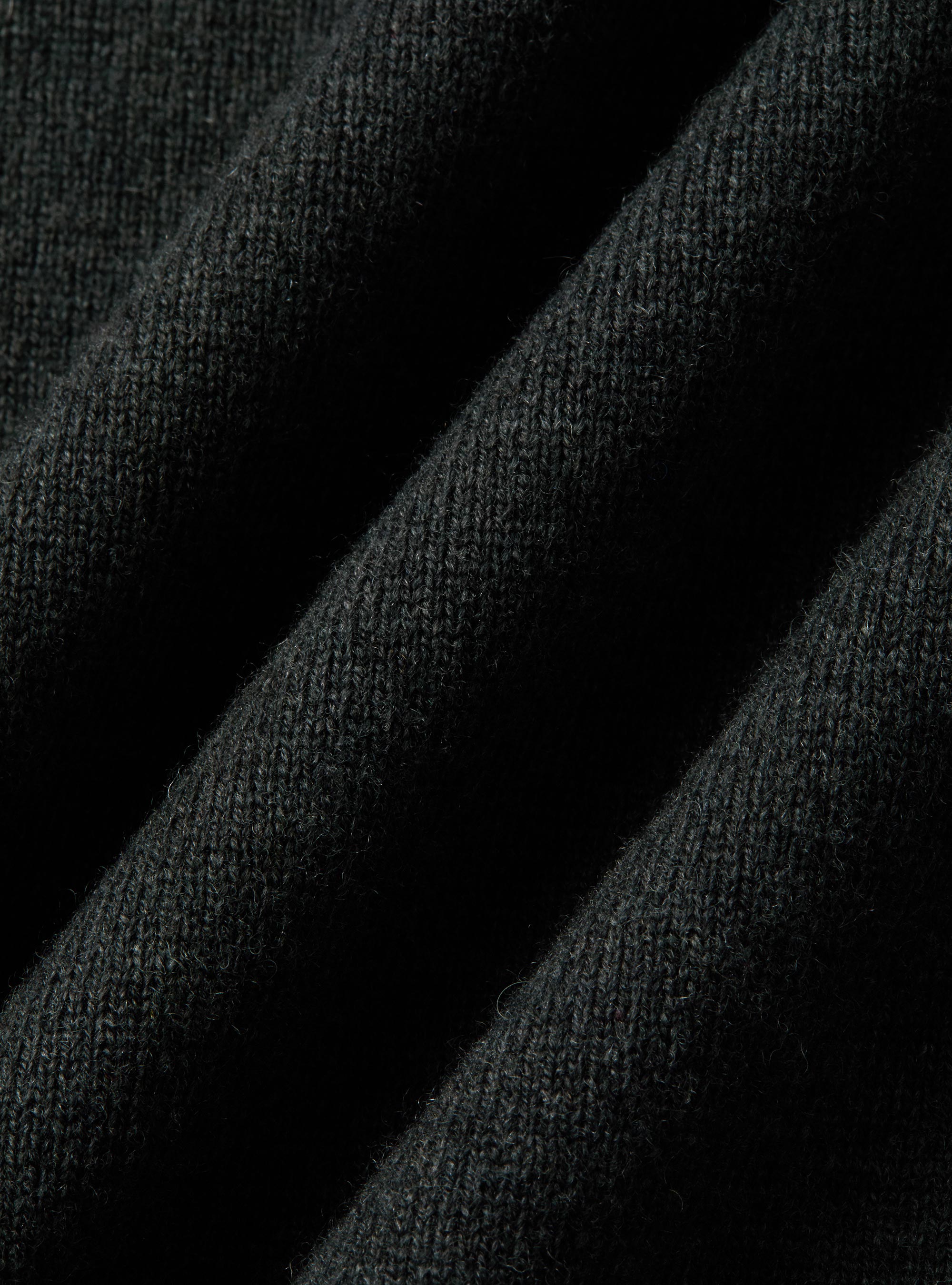 Maglia girocollo in lana lambswool e cashmere, ASFALTO