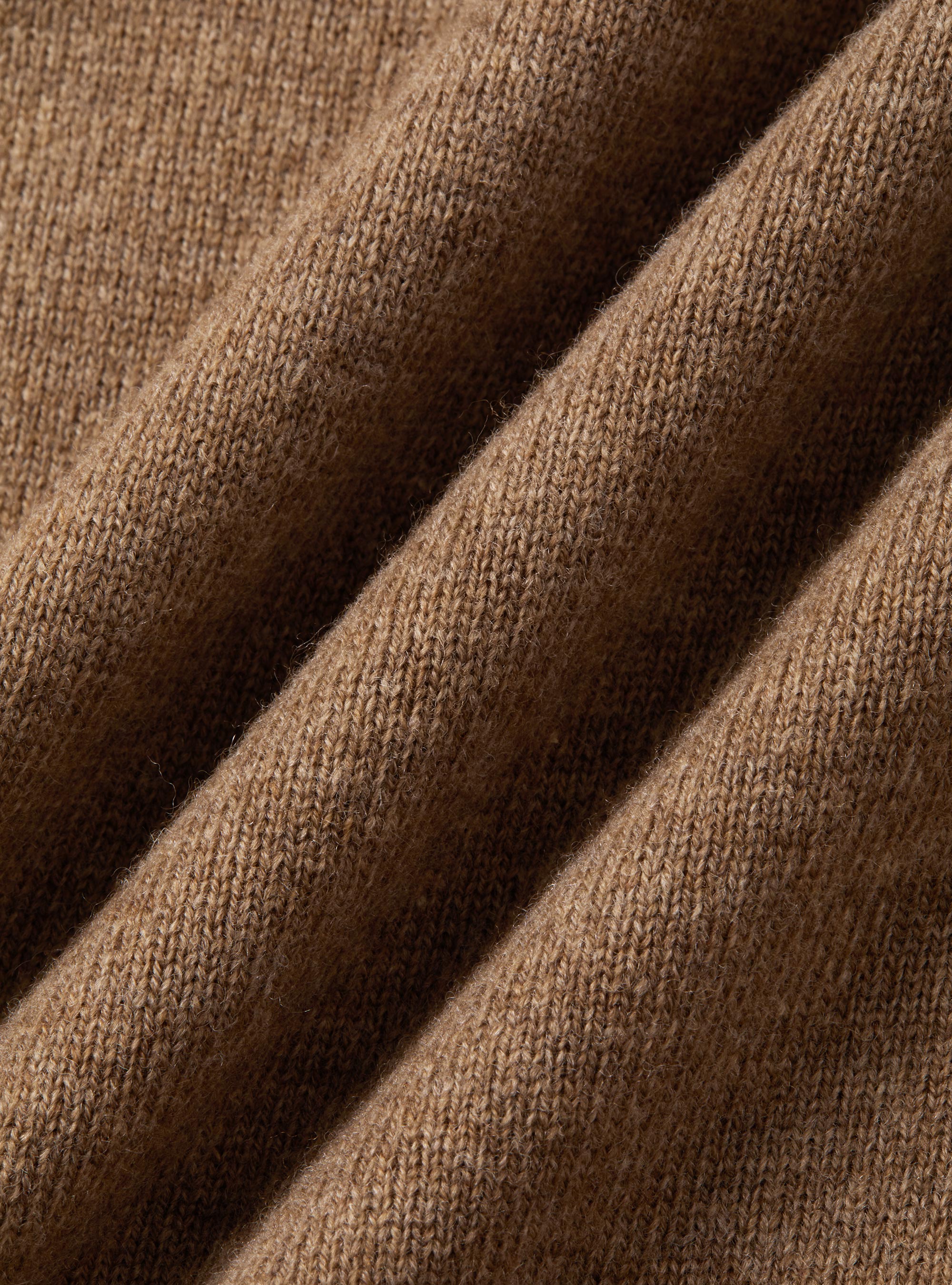 Maglia girocollo in lana lambswool e cashmere, FANGO