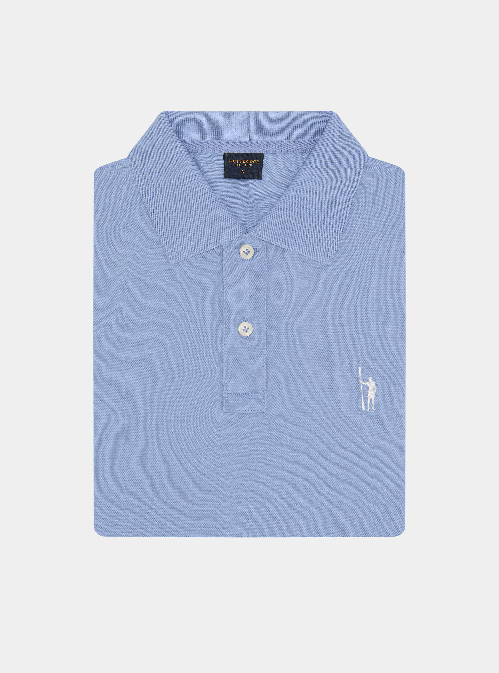 Polo classique en piqu&eacute;, BLEU CIEL