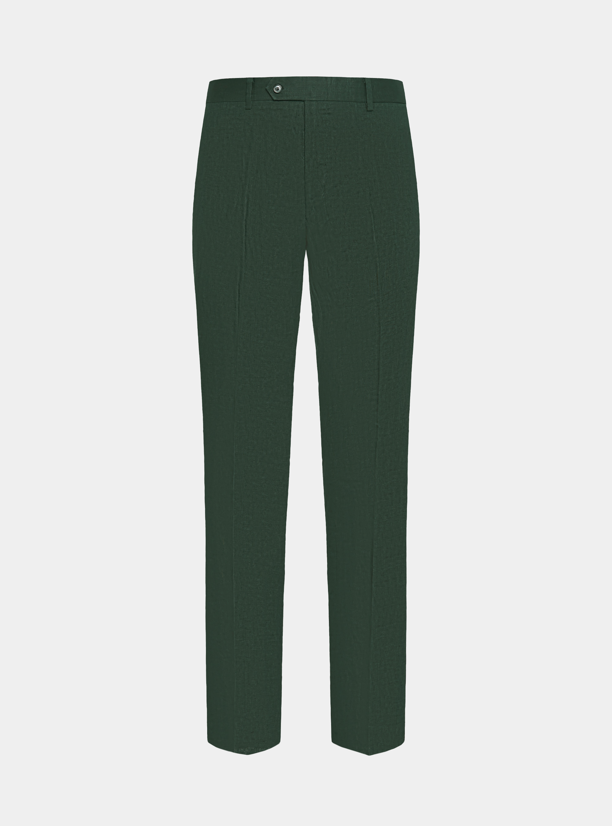 Pure linen suit trousers, GREEN