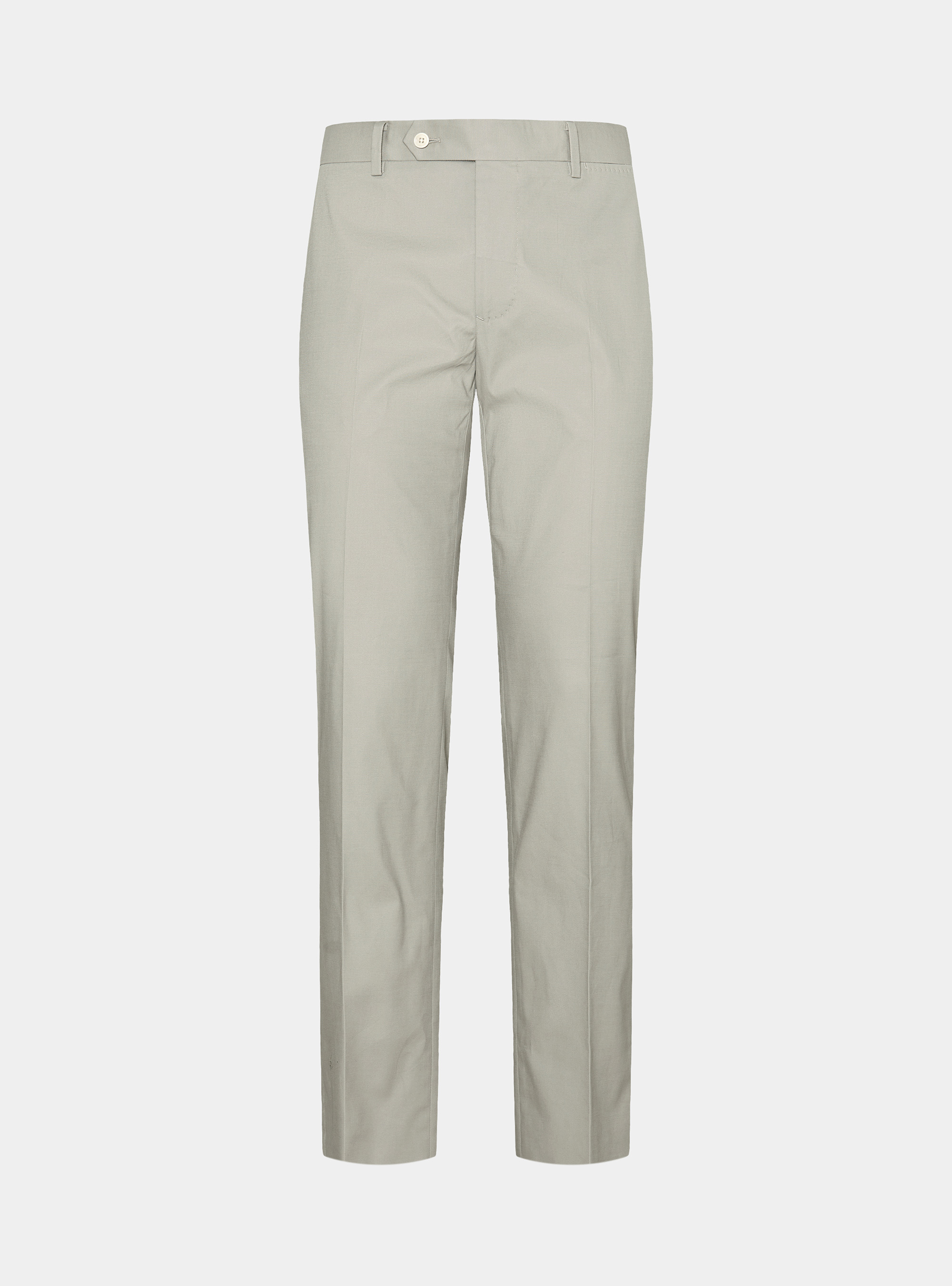 Cotton suit trousers, ECRU