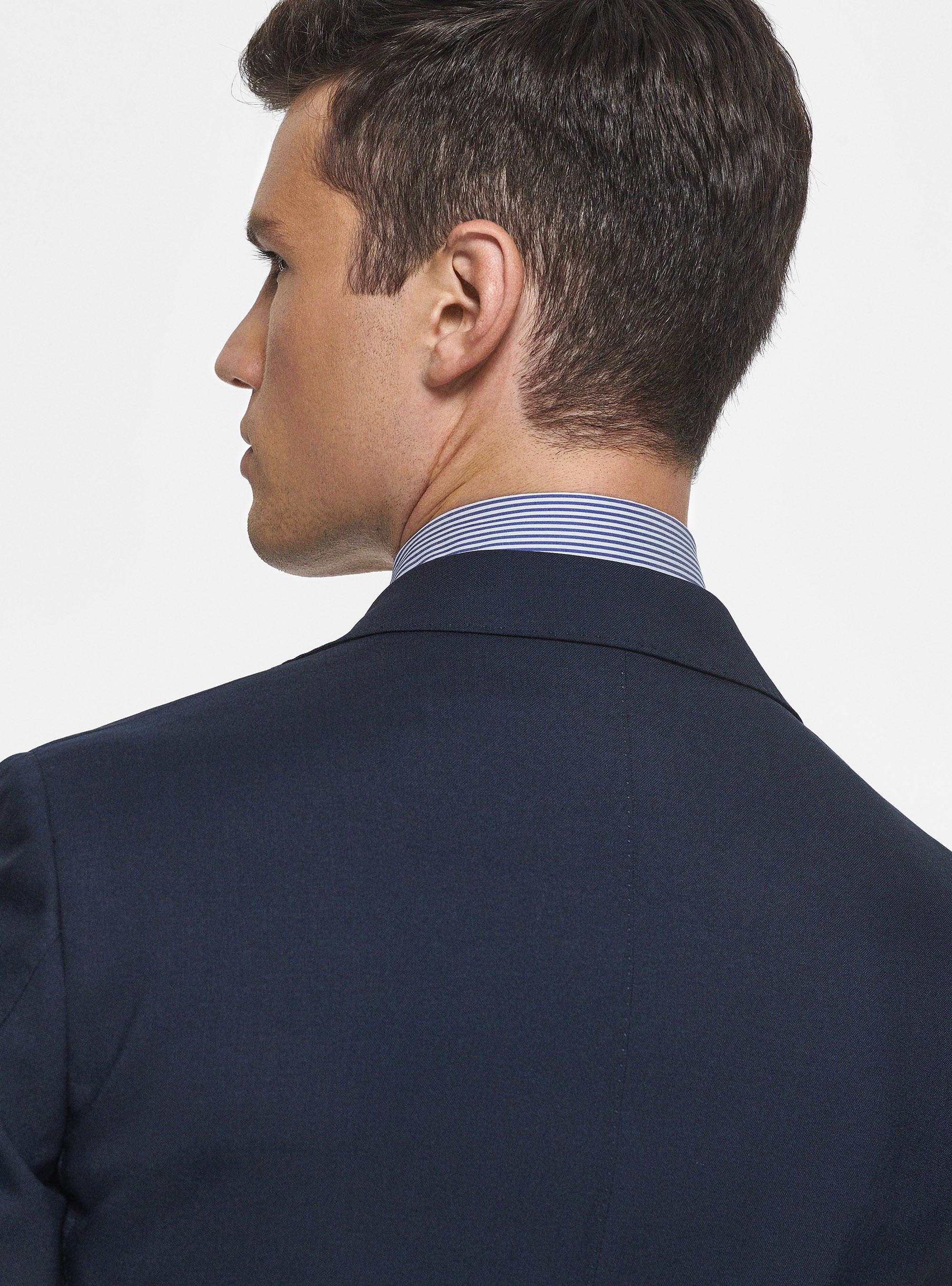 Veste en pure laine Vitale Barberis Canonico, BLEU
