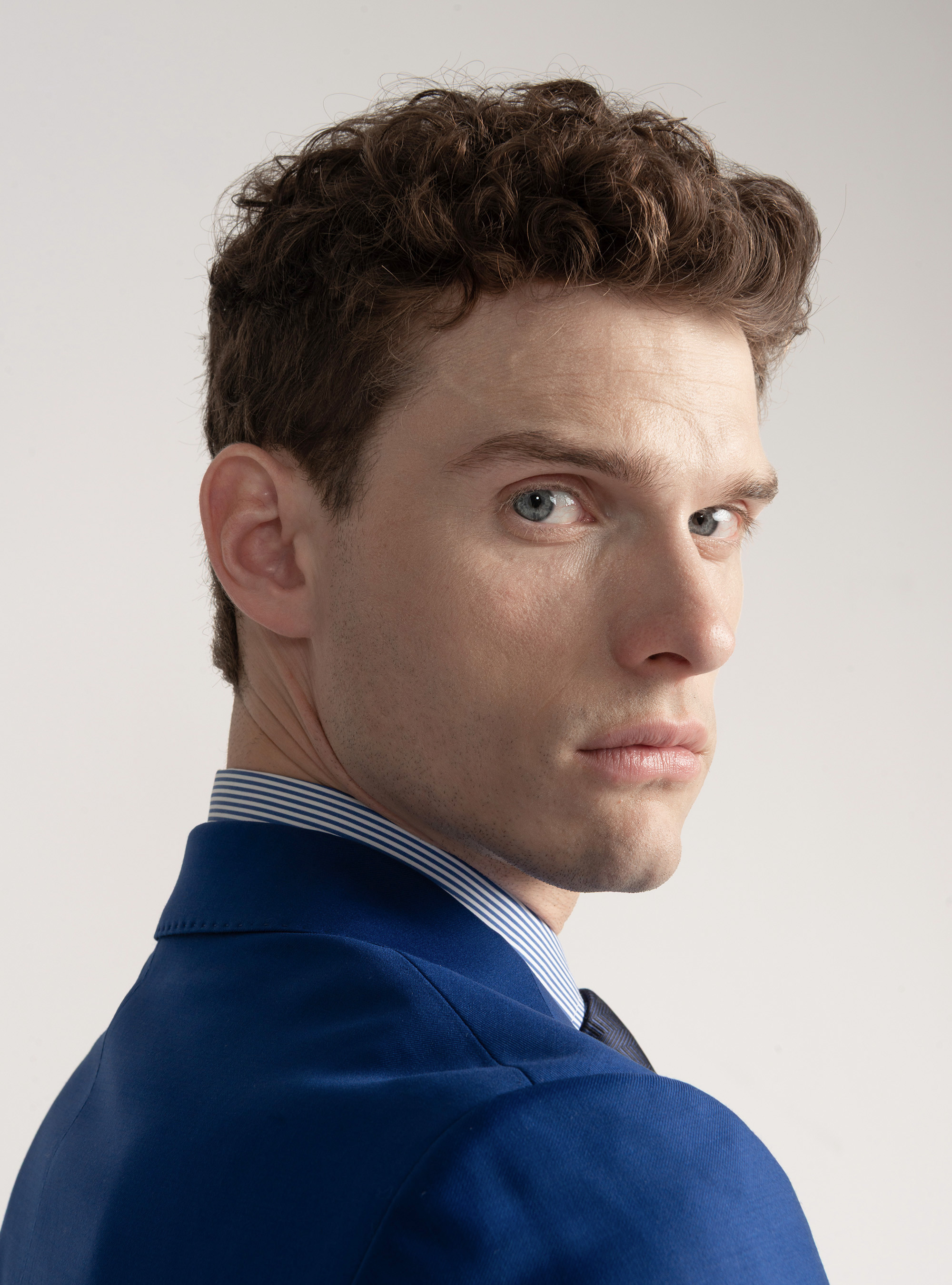 Pure wool suit blazer Vitale Barberis Canonico, BLUE ROYAL