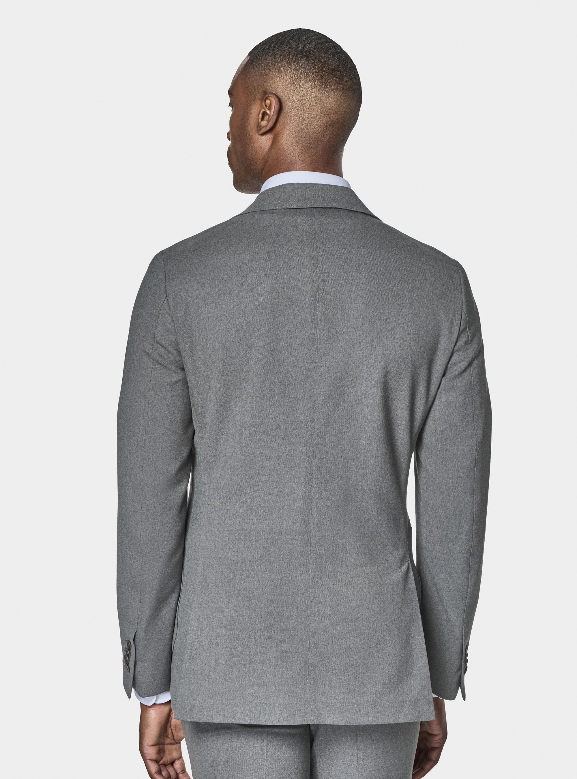 Cerruti pure wool travel suit blazer, GREY
