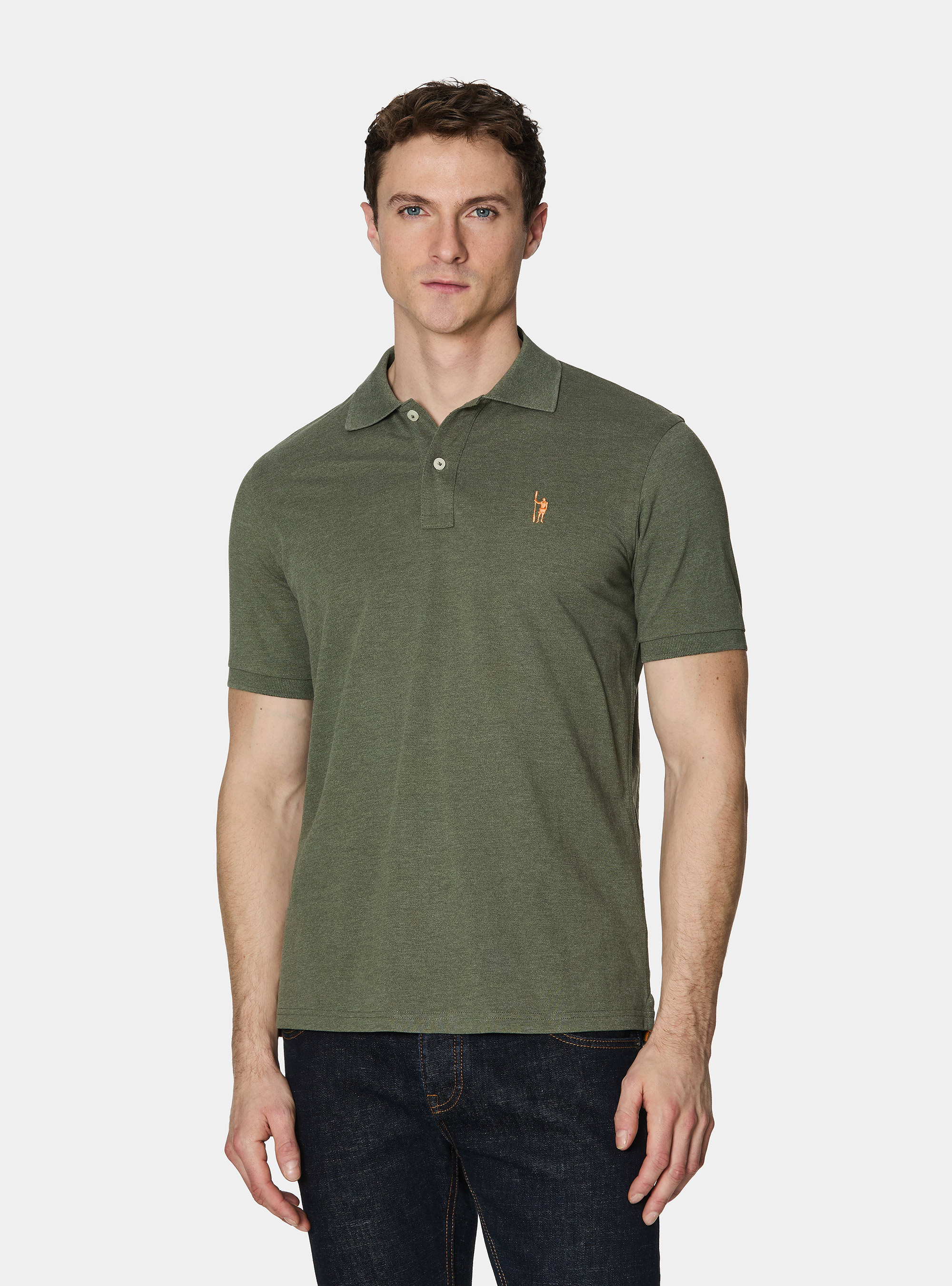Klassisches Piqu&eacute;-Poloshirt, SALVIA 0602C