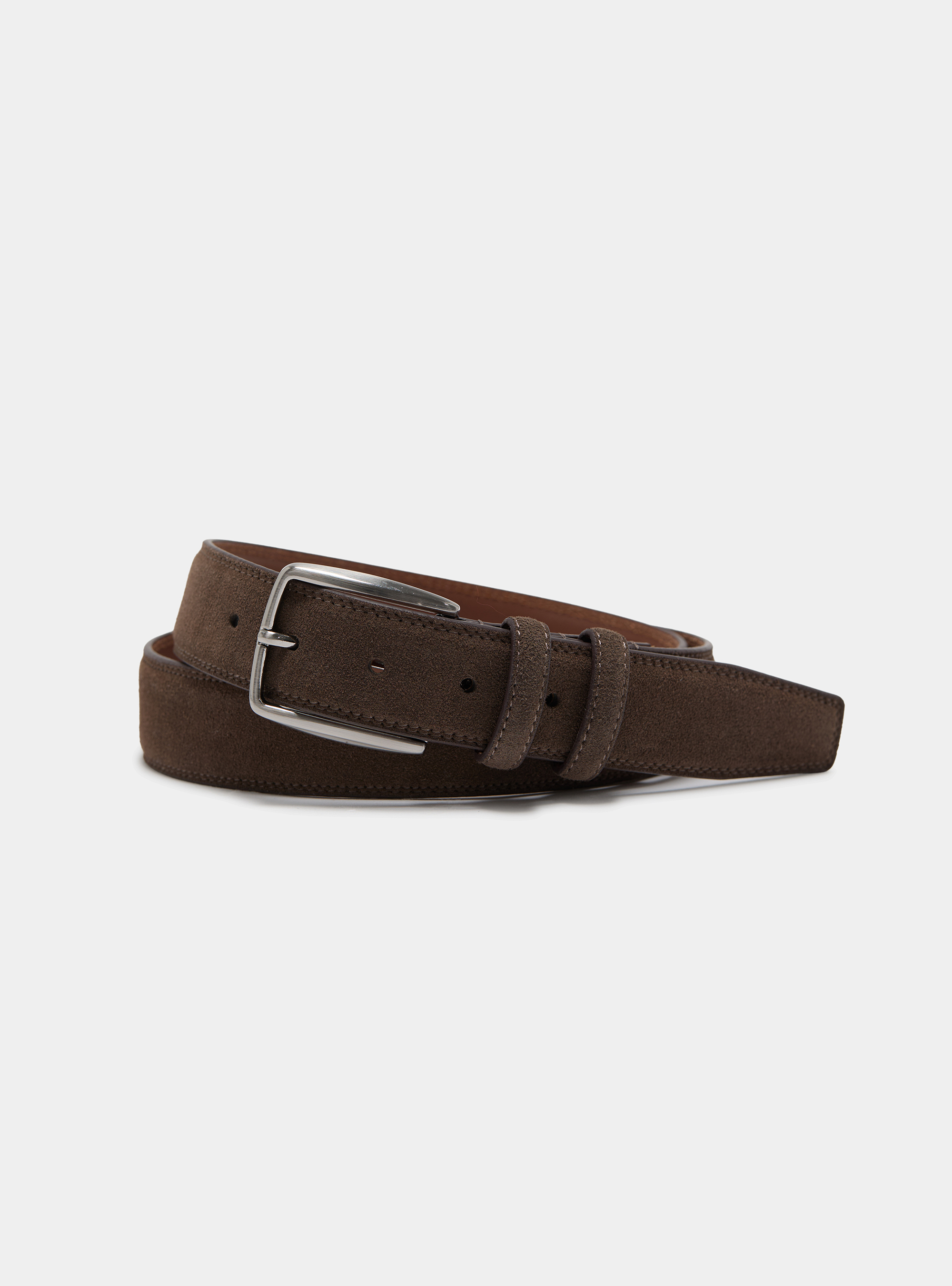 G&uuml;rtel aus Wildleder, MARRONE 0507C