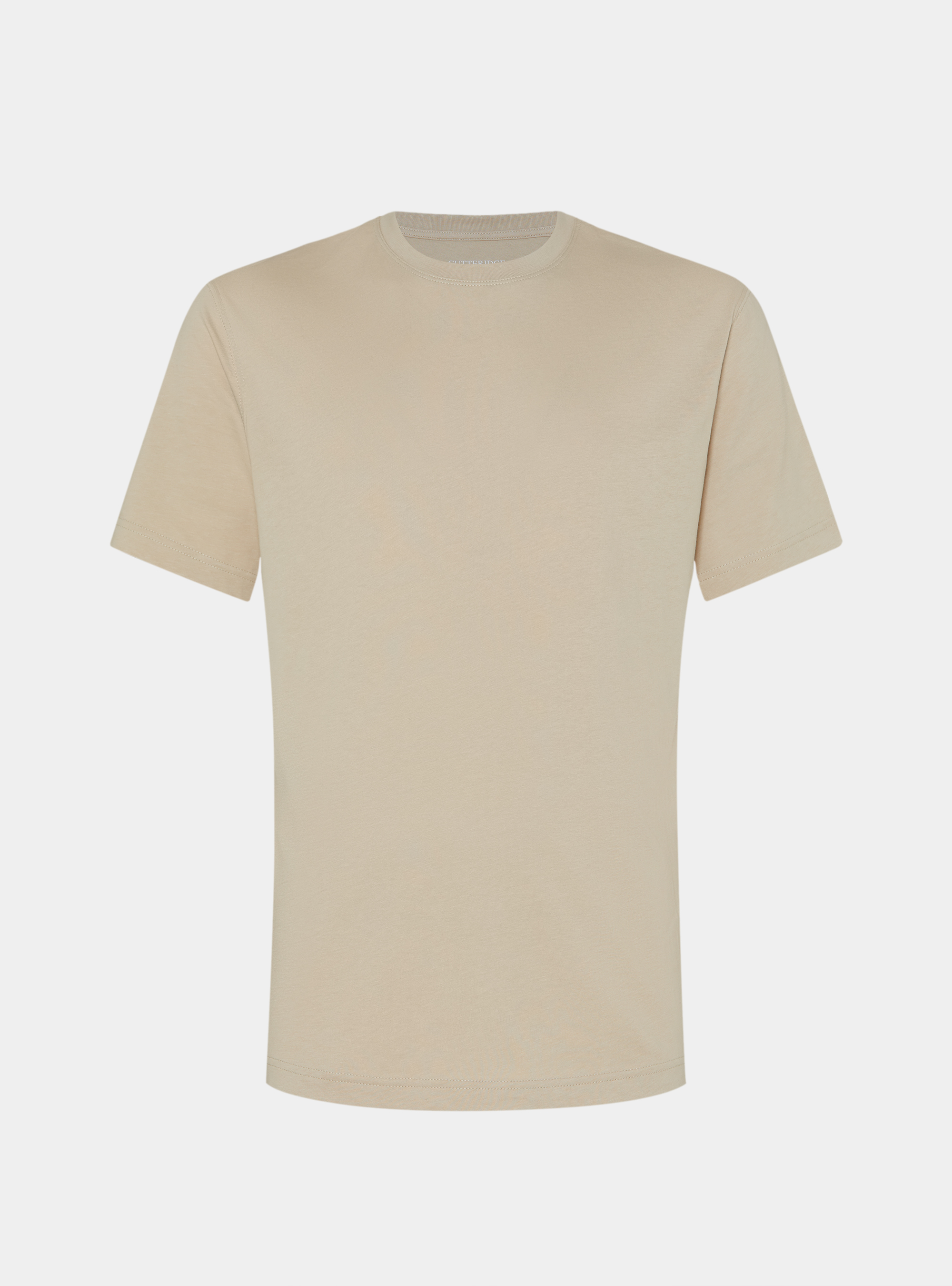 Half-sleeve T-shirt in Supima cotton, SAND