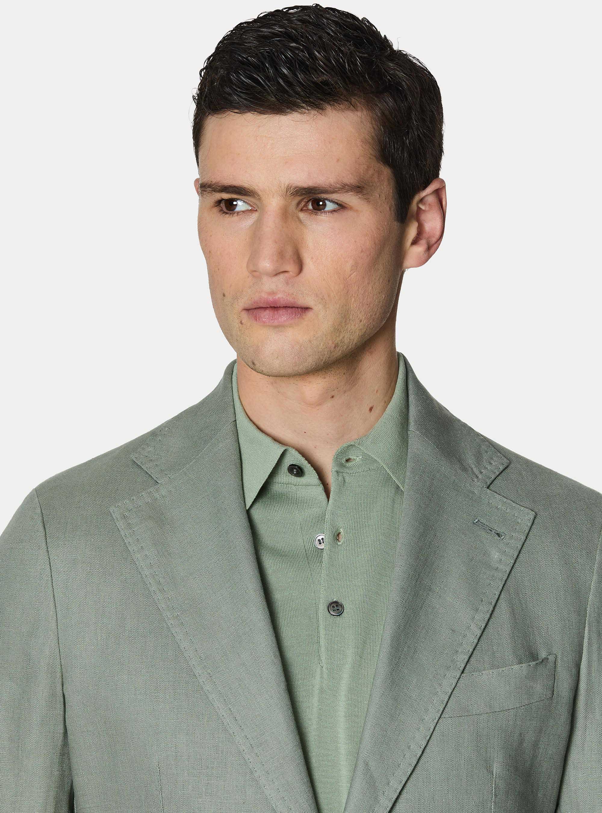 Pure linen suit blazer, SALVIA 0602C