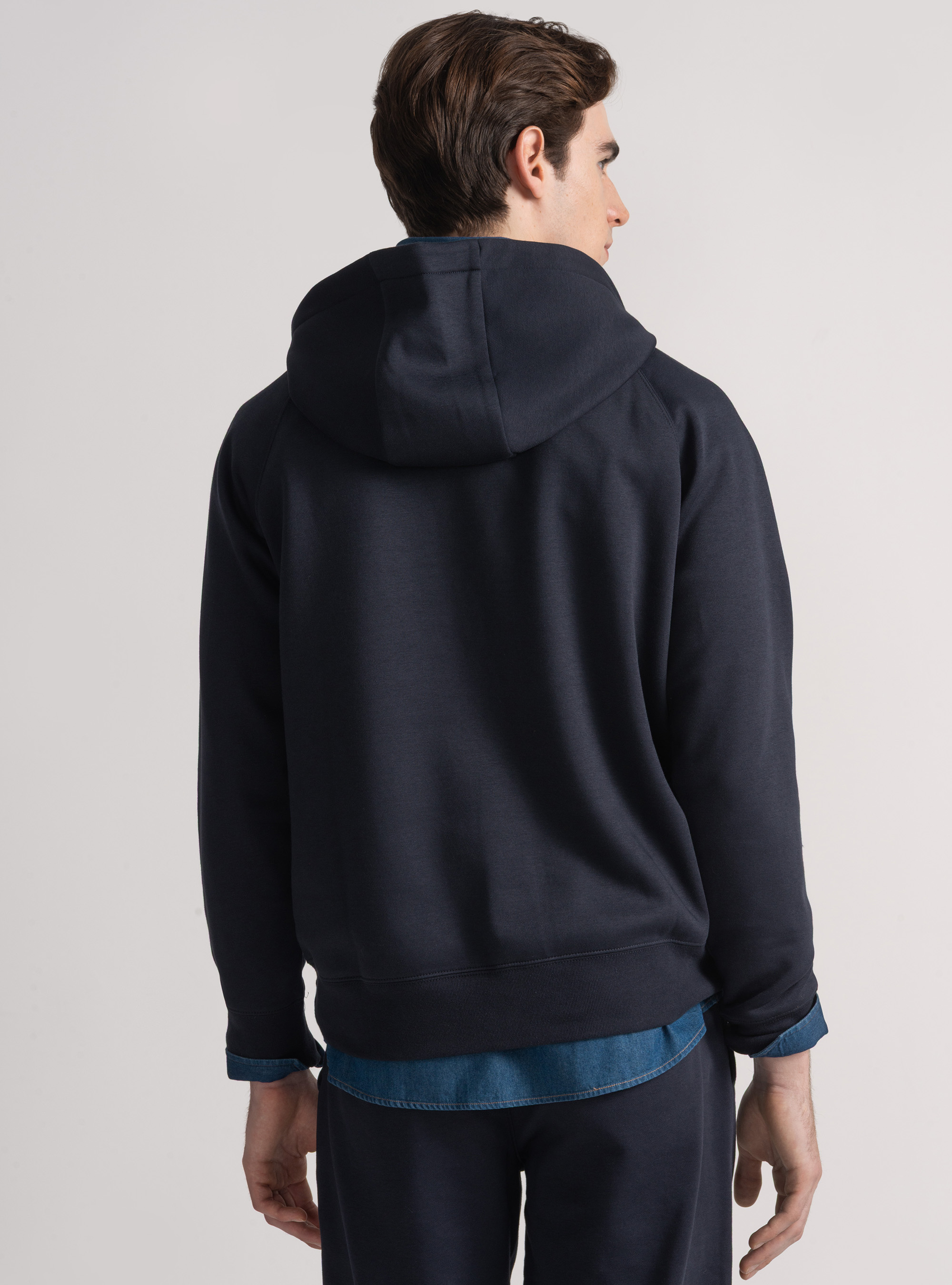 GT01 Kapuzenpulli aus Baumwollmischung, NAVY 0218C